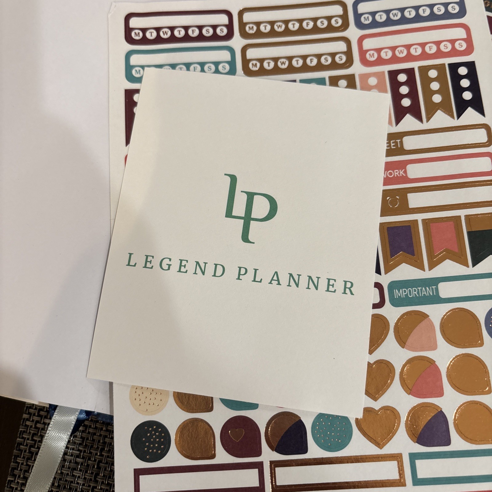 UNDATED Legend Planner – Weekly & Monthly A5 (5.5” x 8.3”), Mystic Blue, NEW