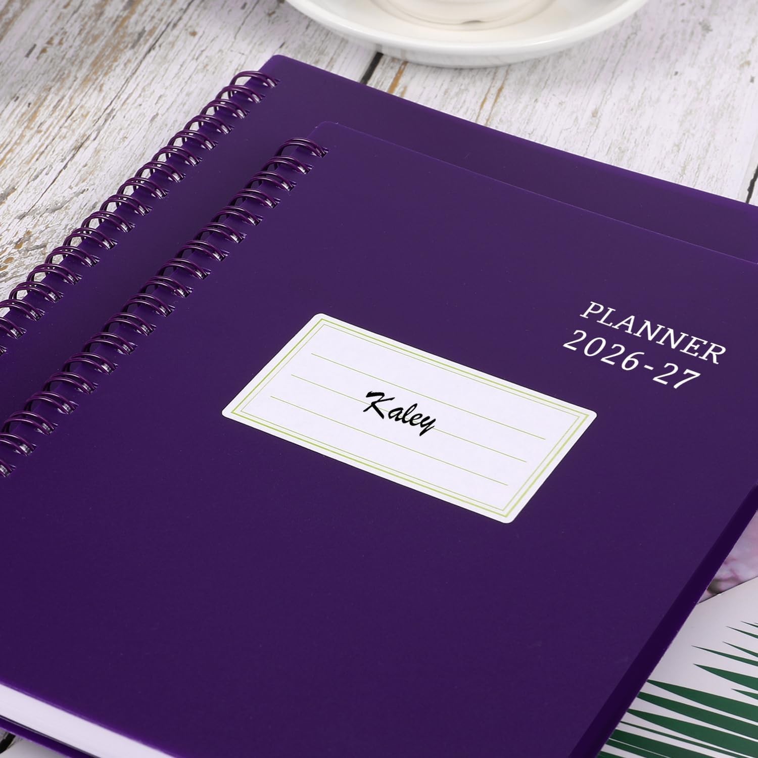 Stylish 2026-2027 Academic Planner – Twin-Wire Binding, Weekly & Monthly Pages