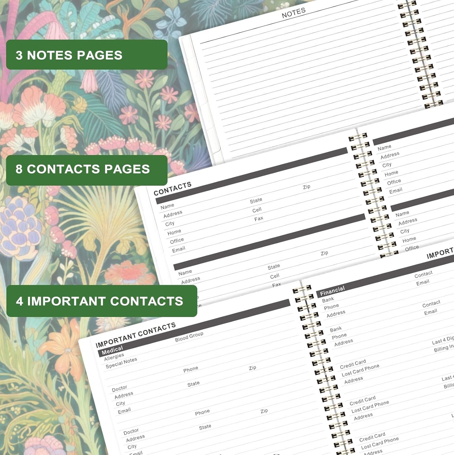 2026-2029 Monthly Planner – 3 Year Planner 2026-2029, Jul. 2026 – Jun. 2029, 9″