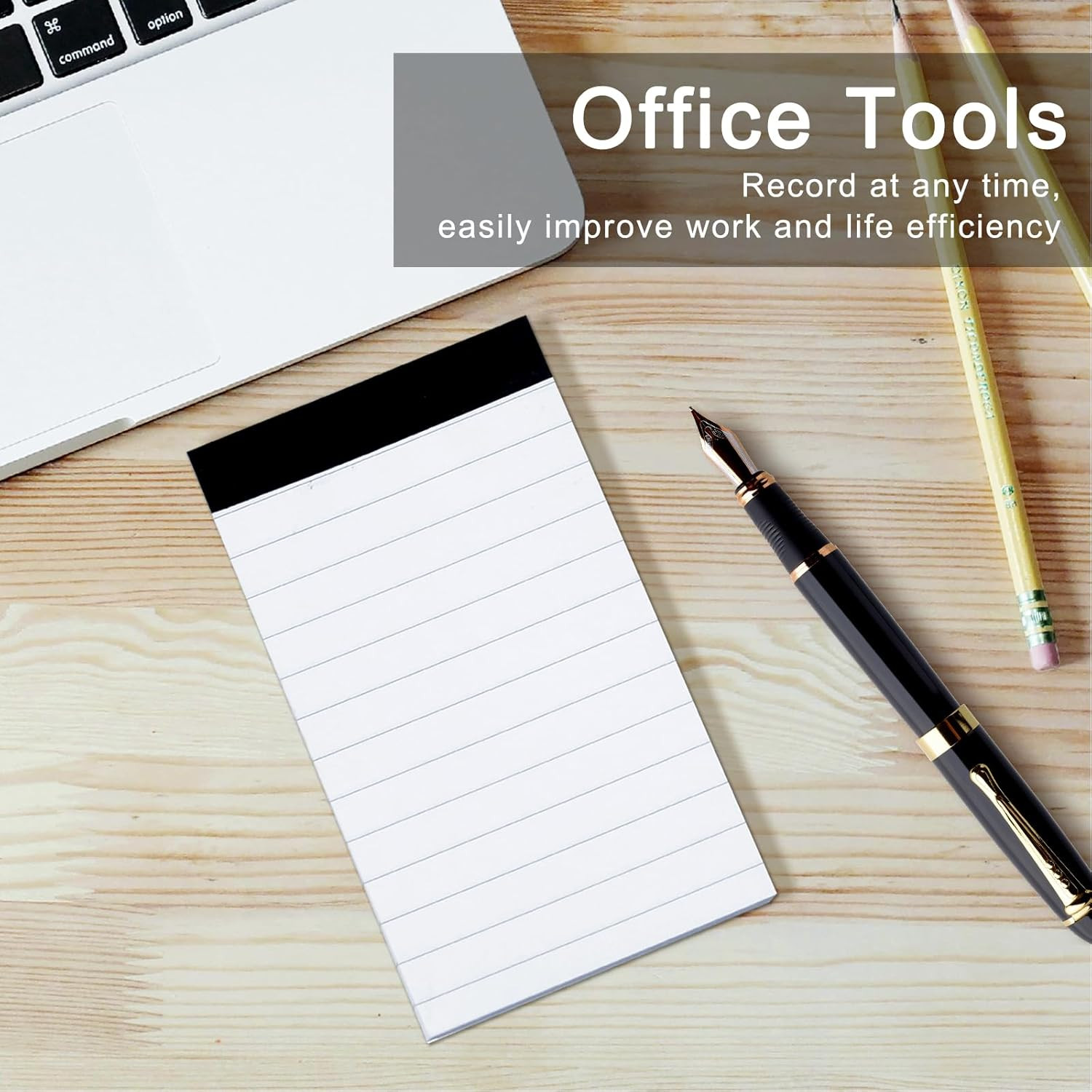 Metal Pocket Notebook-Convenient Aluminum Note Case with Mini Pen and Notepad