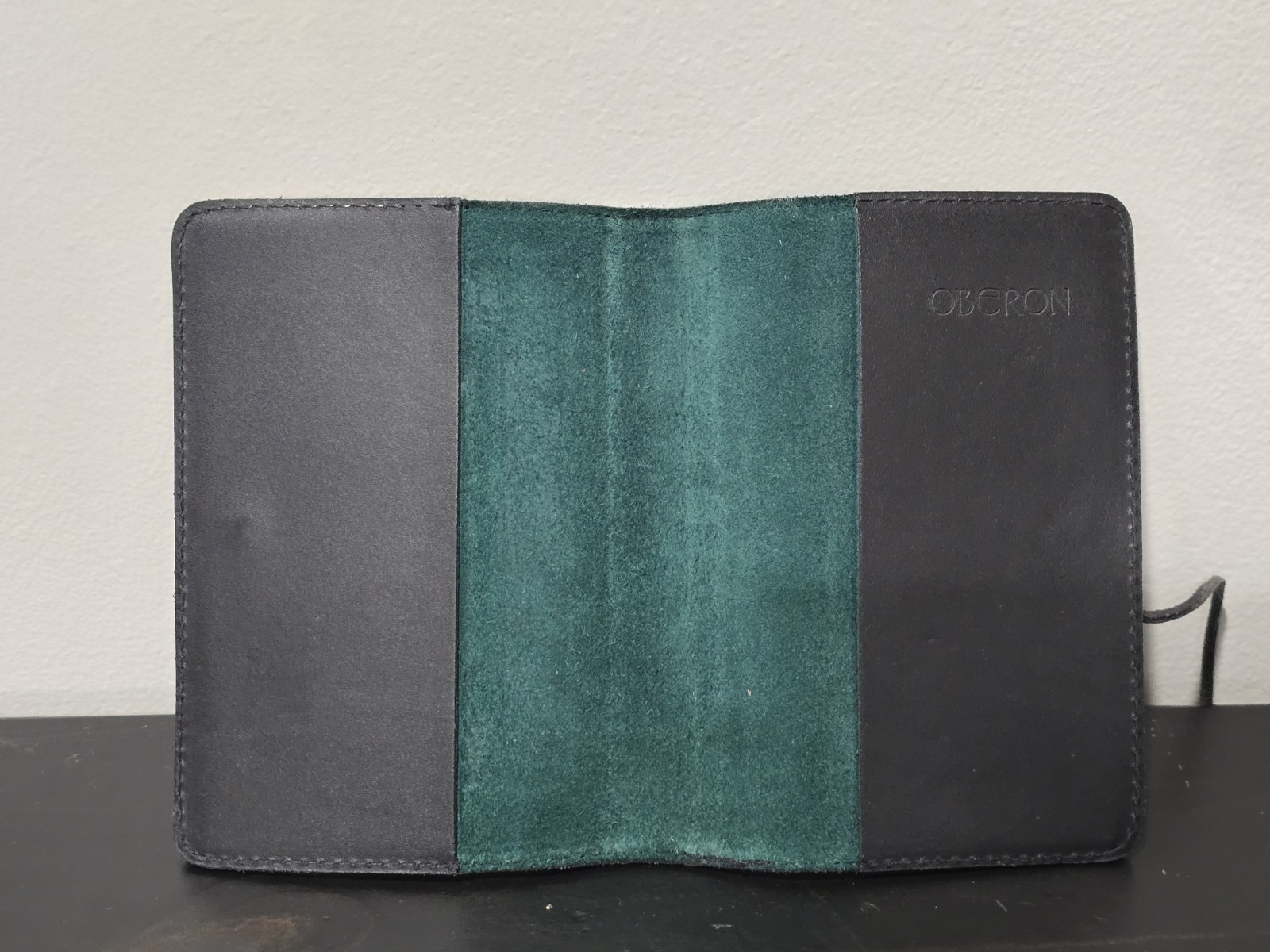 Oberon Leather Journal 5″ X 7″ Cover Celtic Motif Green #2