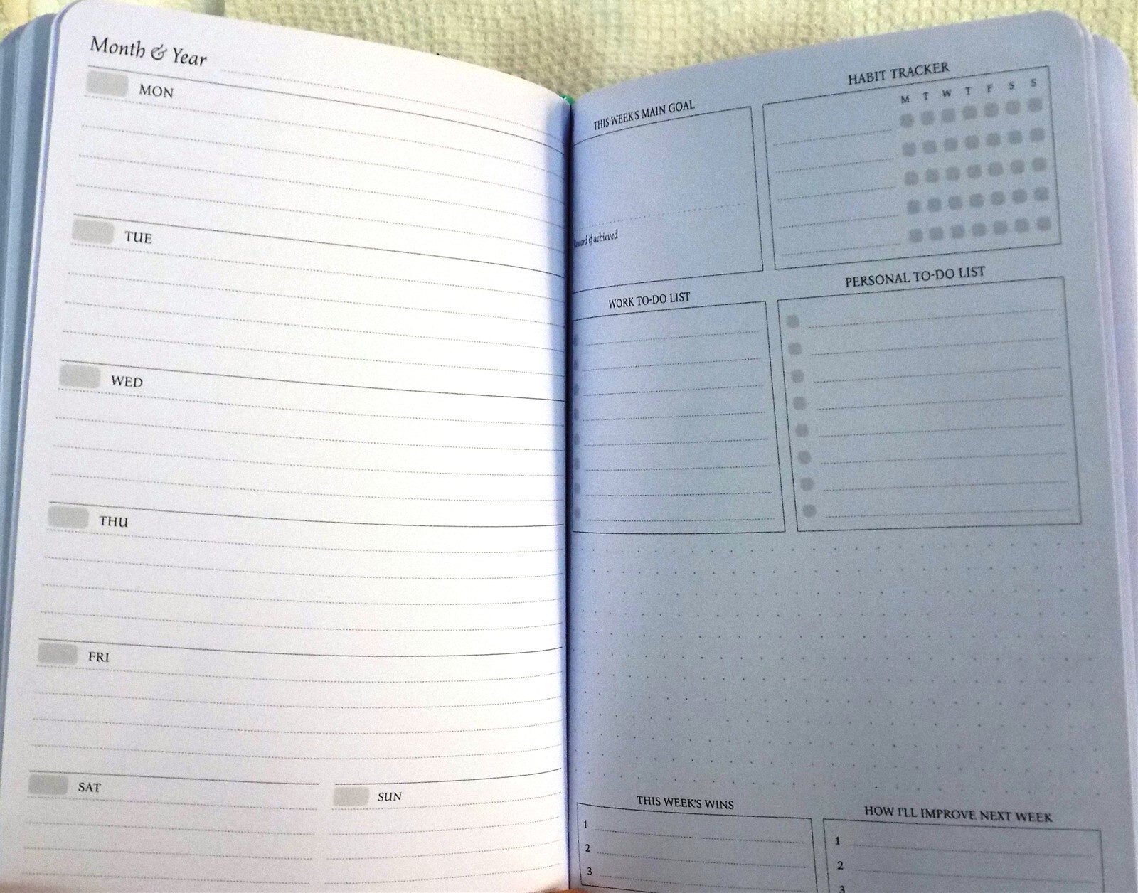 Legend Weekly Colorful Planner 2nd Edition – Undated Life & Work Agenda Journal
