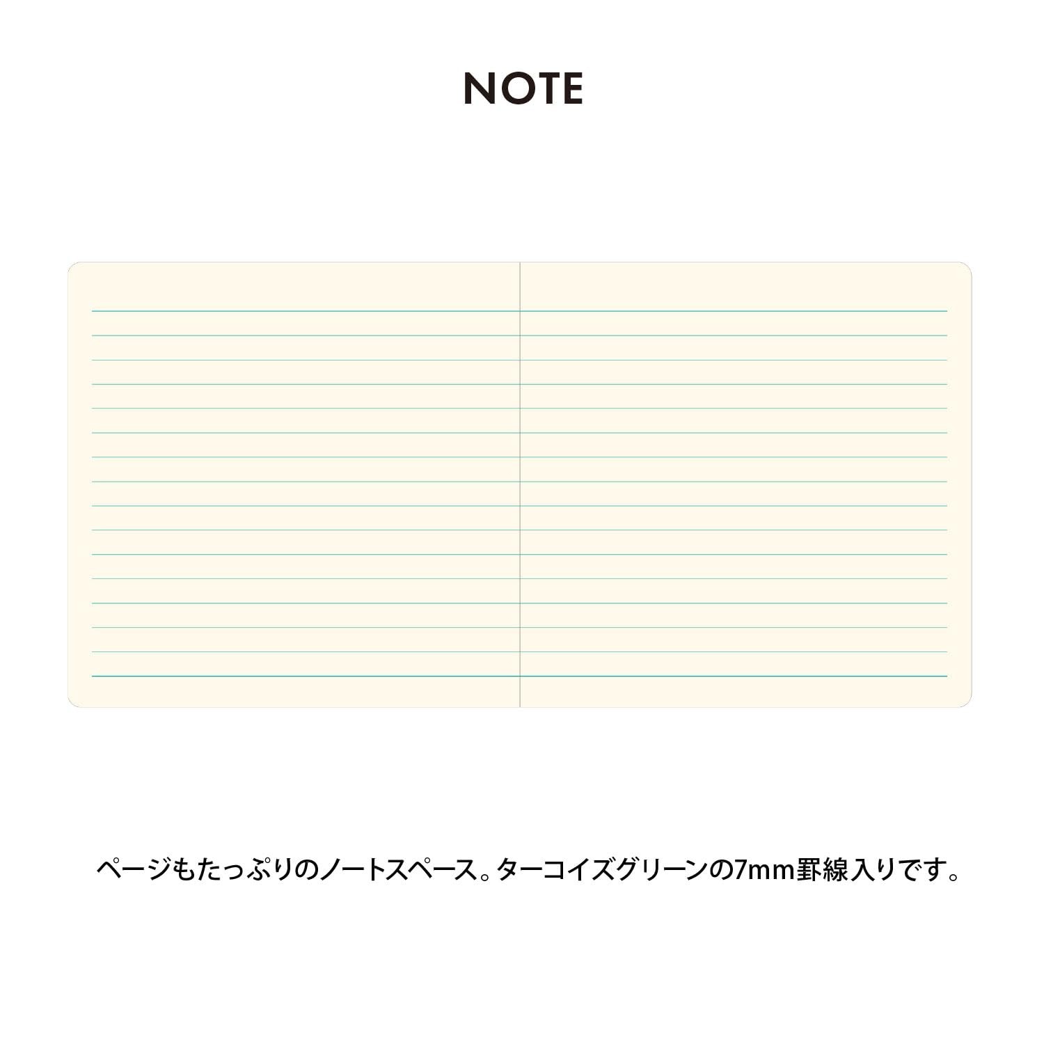 Penco 2025 HIGHTIDE Monthly Planner (Starts October 2024) – Blue Square