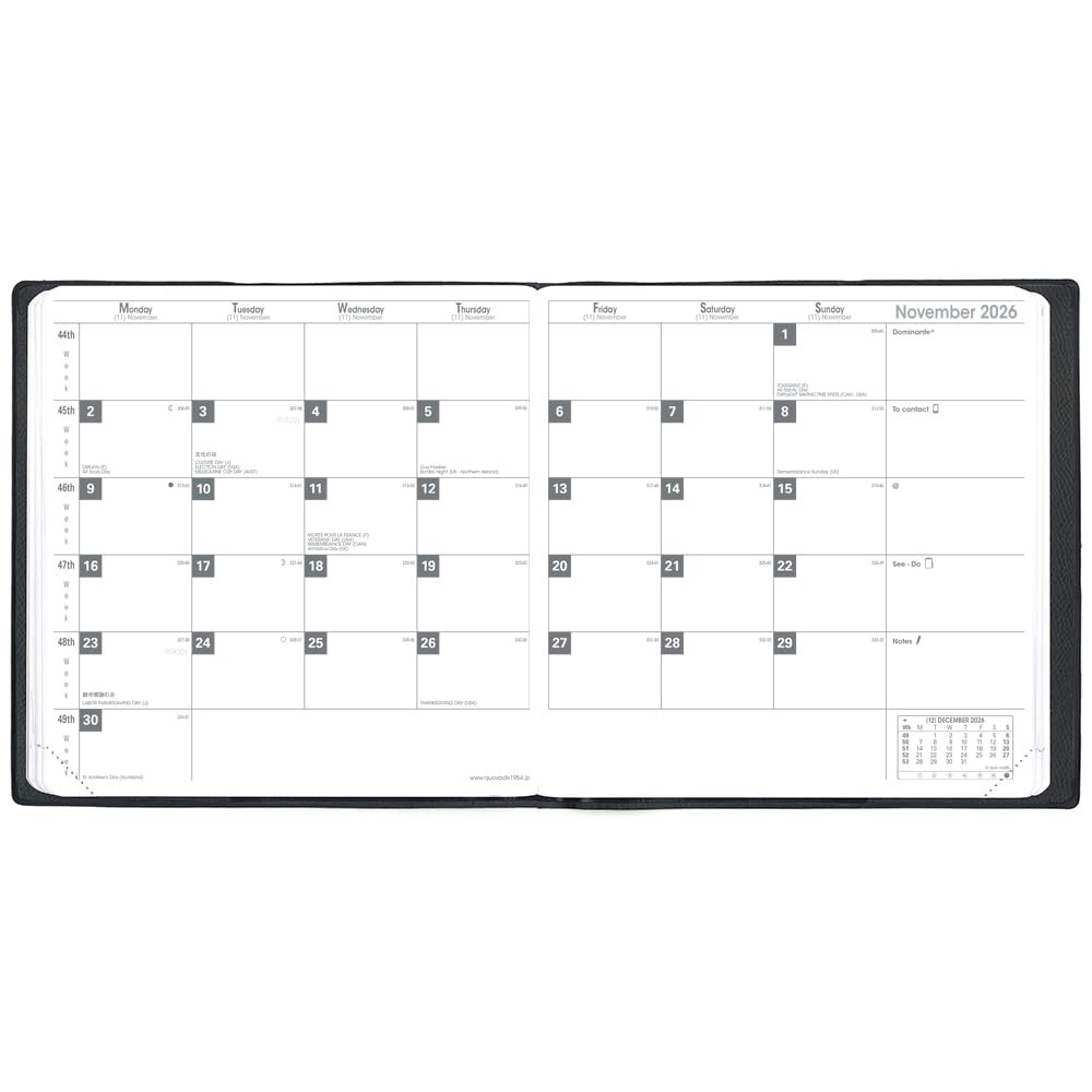 QUO VADIS Planner Diary Sky Blue qv12302sb