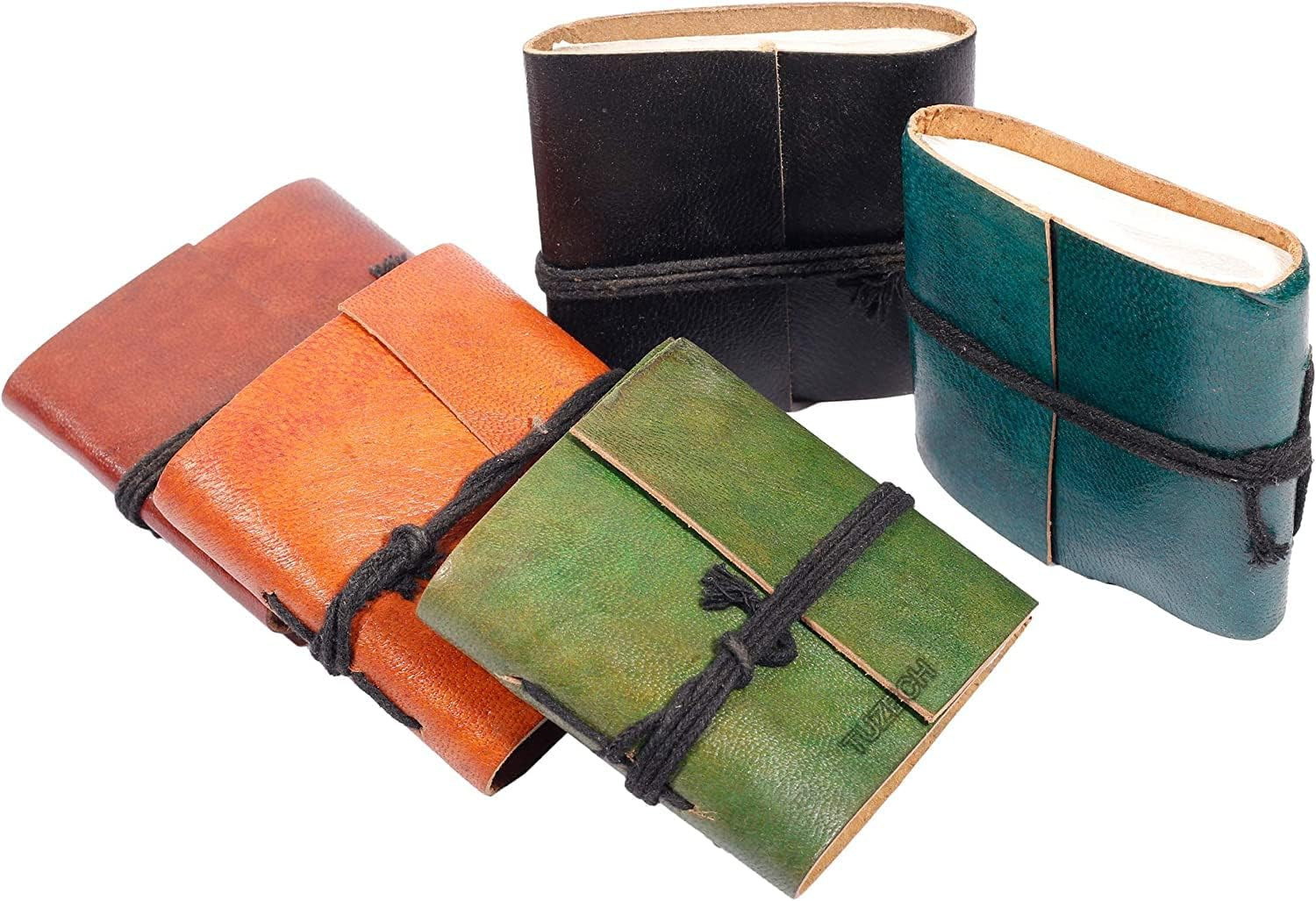 Handmade Leather Bound Book of Shadows Mini Leather Journal Notebook Blank Unlin