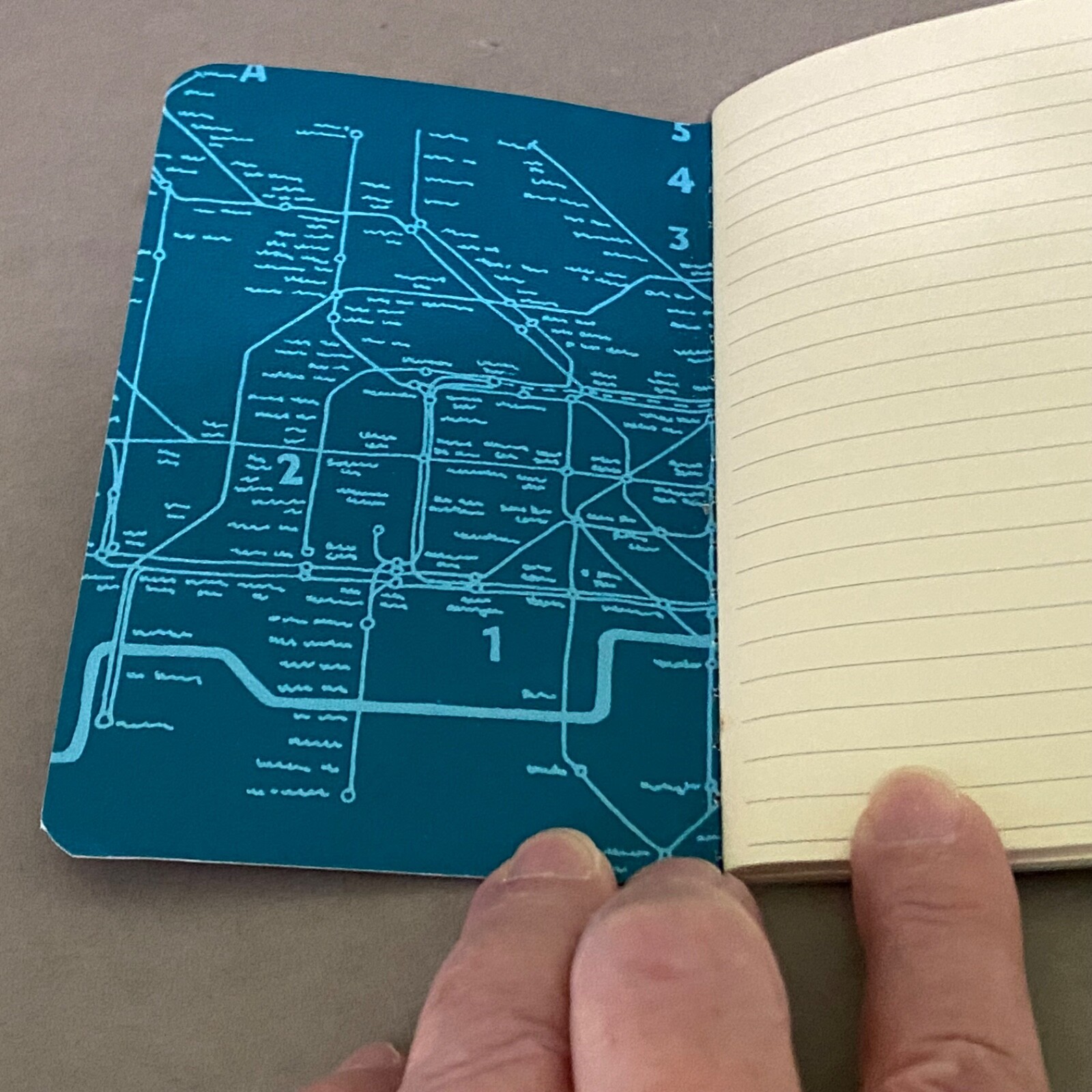 Compendium Inc. LONDON Big Ben 5.25 x 3.25″ Notebook or Journal ~ Tube Map Decor