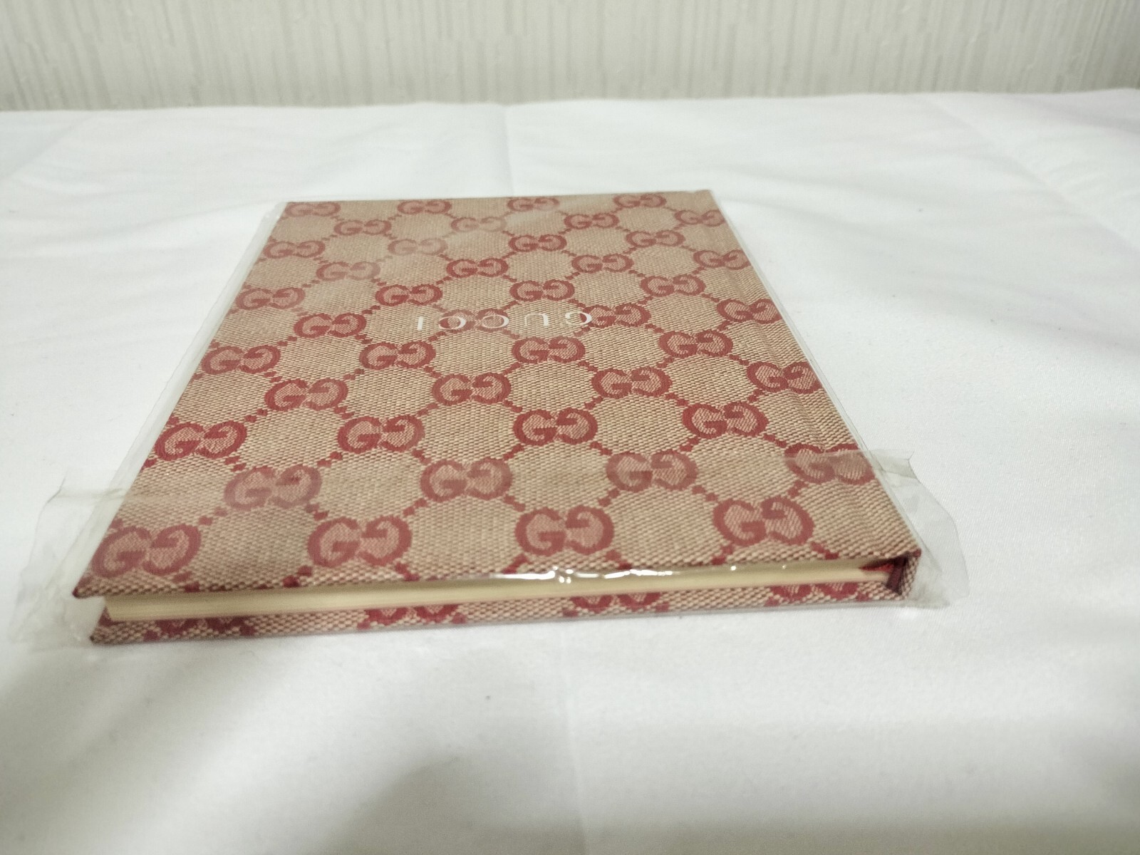 GUCCI Novelty notebook Japan gg red Scrapbook note diary memo NEW only a few!!!!