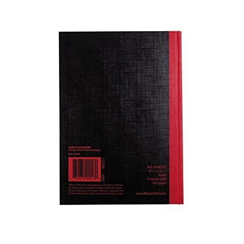 Notebook, Business Journal, 8-1/4″x 5-7/8″, 96 Sheets, Ruled, 1 Count Small