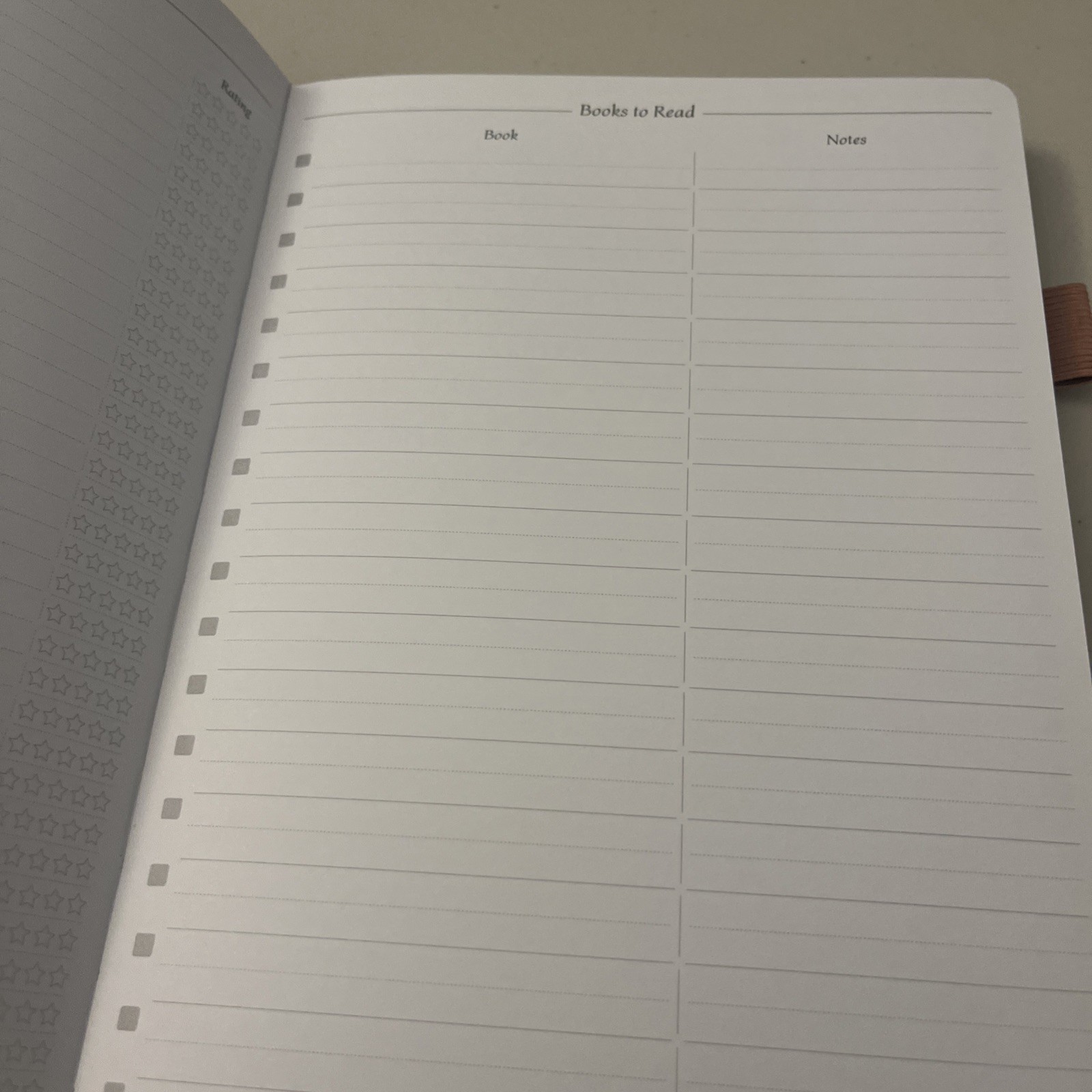 Legend Planner Reading Journal Rose Gold, NEW Book Review