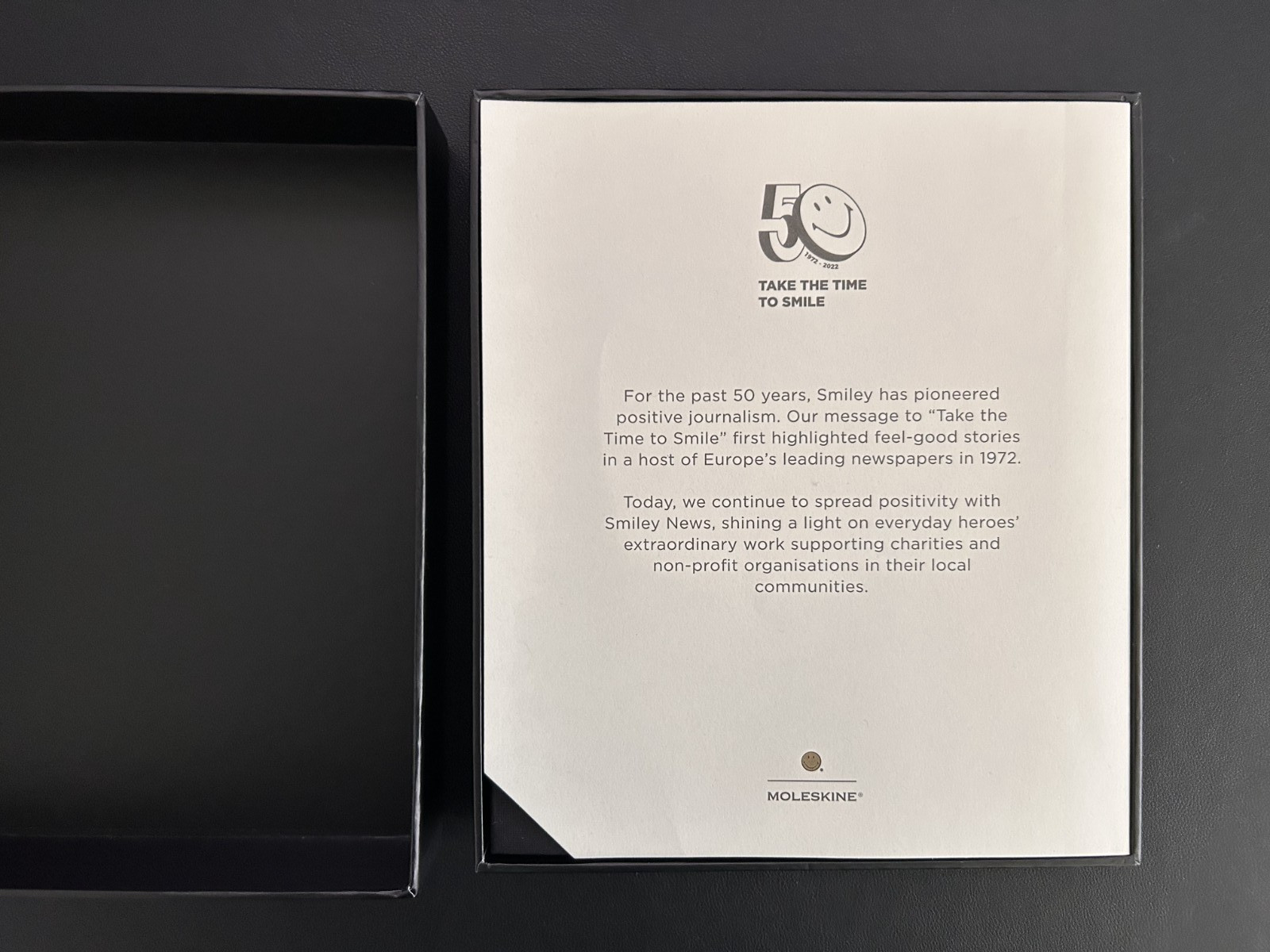 Moleskine x Smiley Limited Edition Collector’s Box OOP Brand New Unused