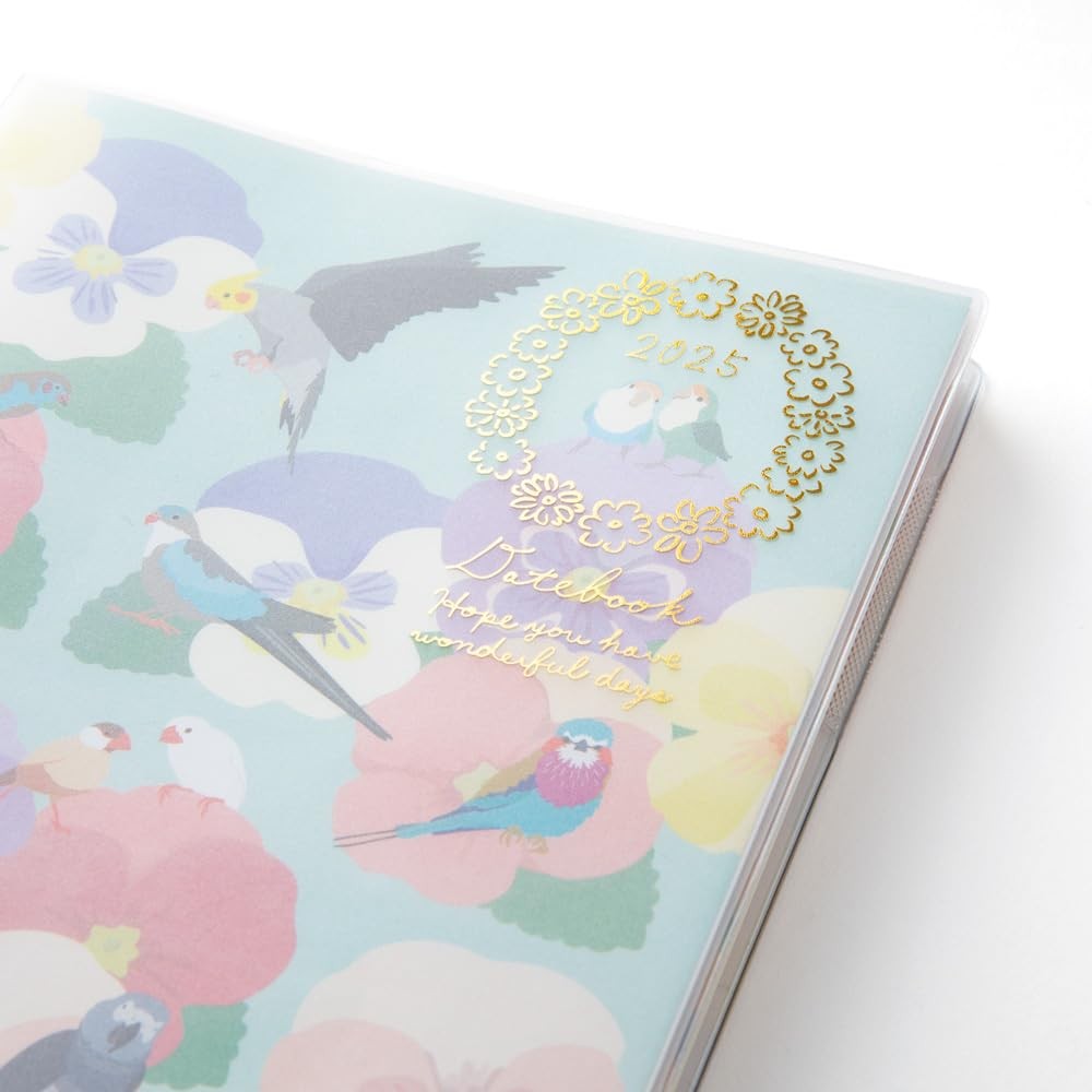 Pocket Diary Notebook 2025 A6 Weekly Tri Pattern 22305006