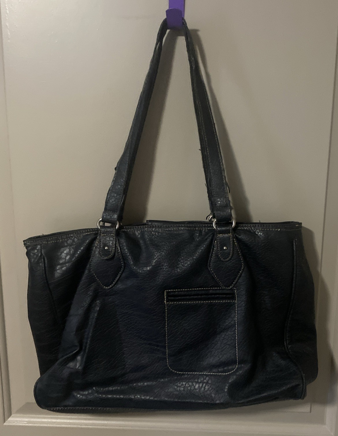 Franklin Covey Black Laptop Business Organizer Bag Tote