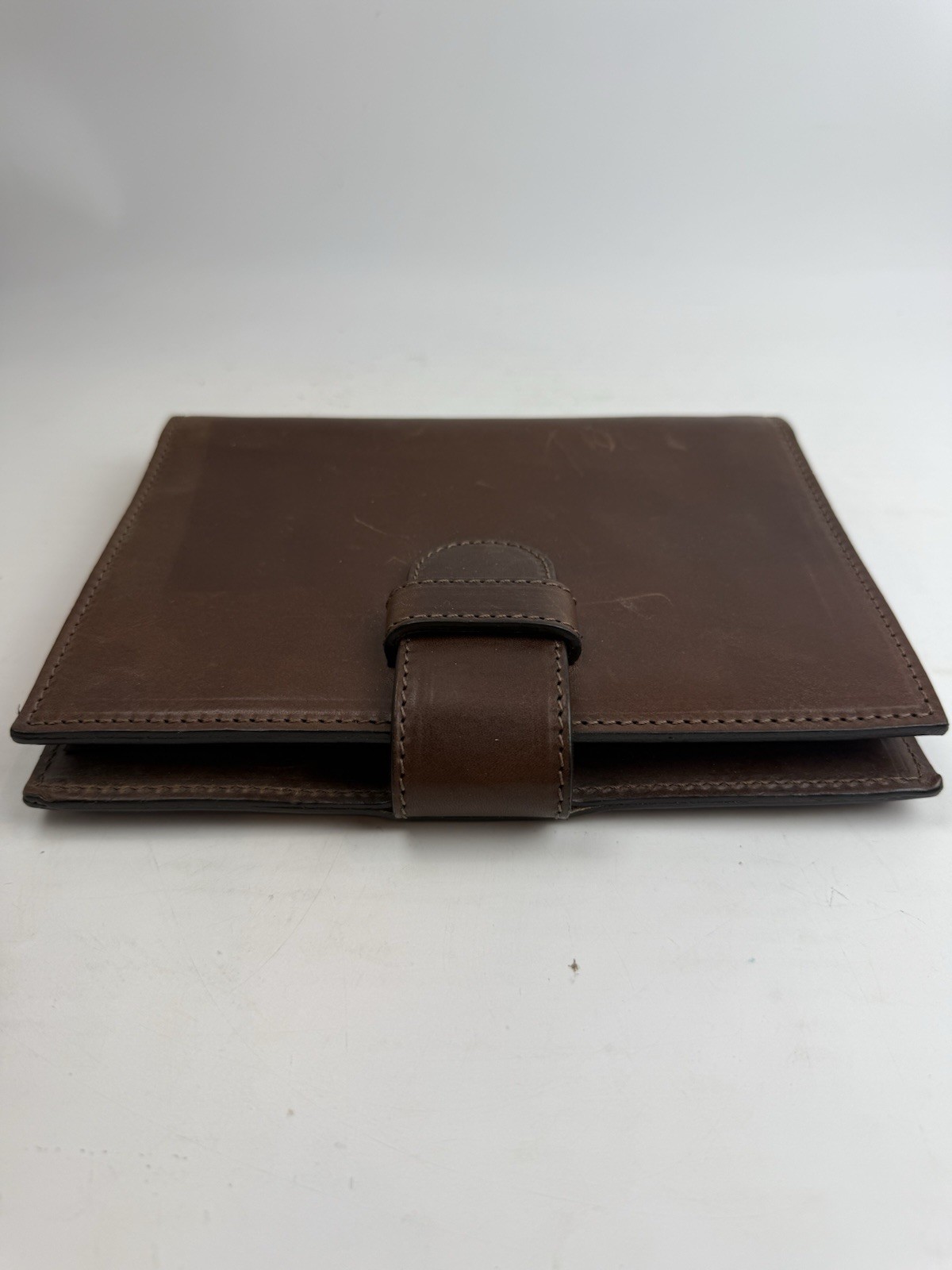 Borlino Italy Brown Leather Journal Leather 8.5x6in