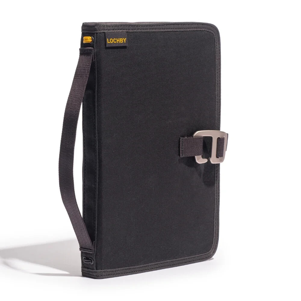 Lochby Field Journal Bumblebee A5 Planner Cover | Water Resistant Waxed Canvas