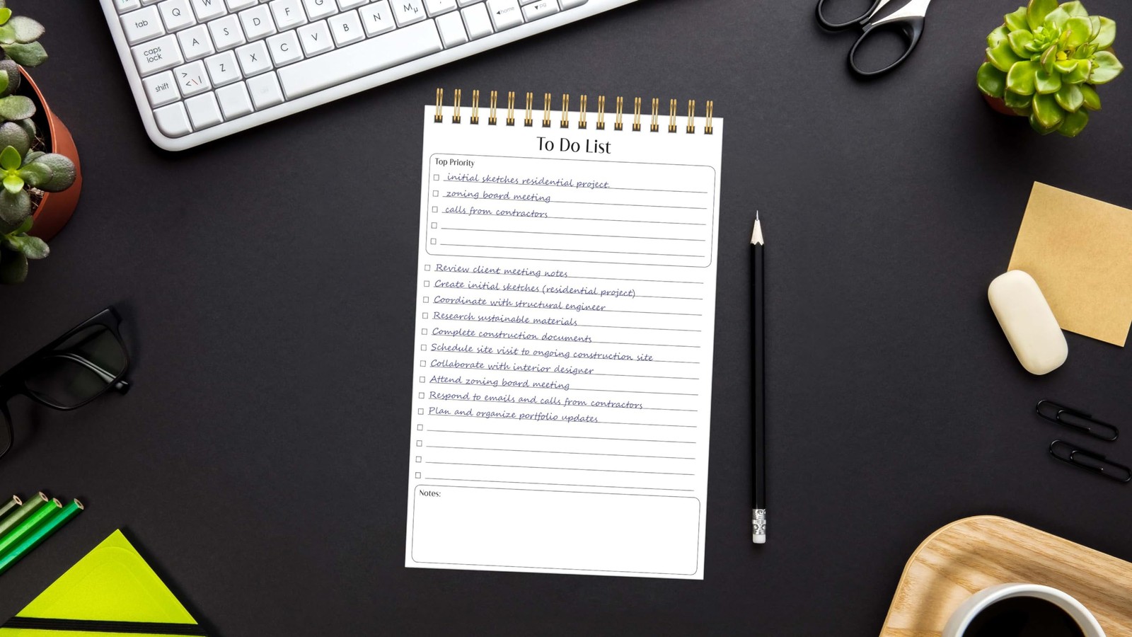 To Do List Mini Notepads, 5.5″ x 8.5″, Planning Note Pads, 50 Sheets Per Pad,…