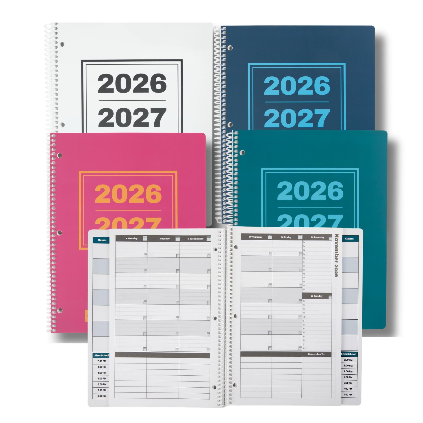 Academic Planner 2026-2027, Daily Weekly Monthly School Calendar, Student
