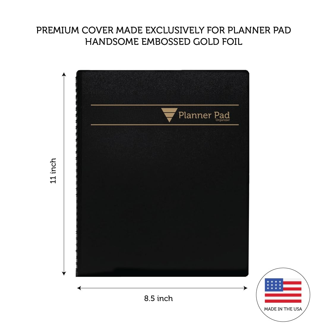 Planner Pad Spiral Bound January-December 2026/ Calendar Year 8 1/2″ x 11″ La…