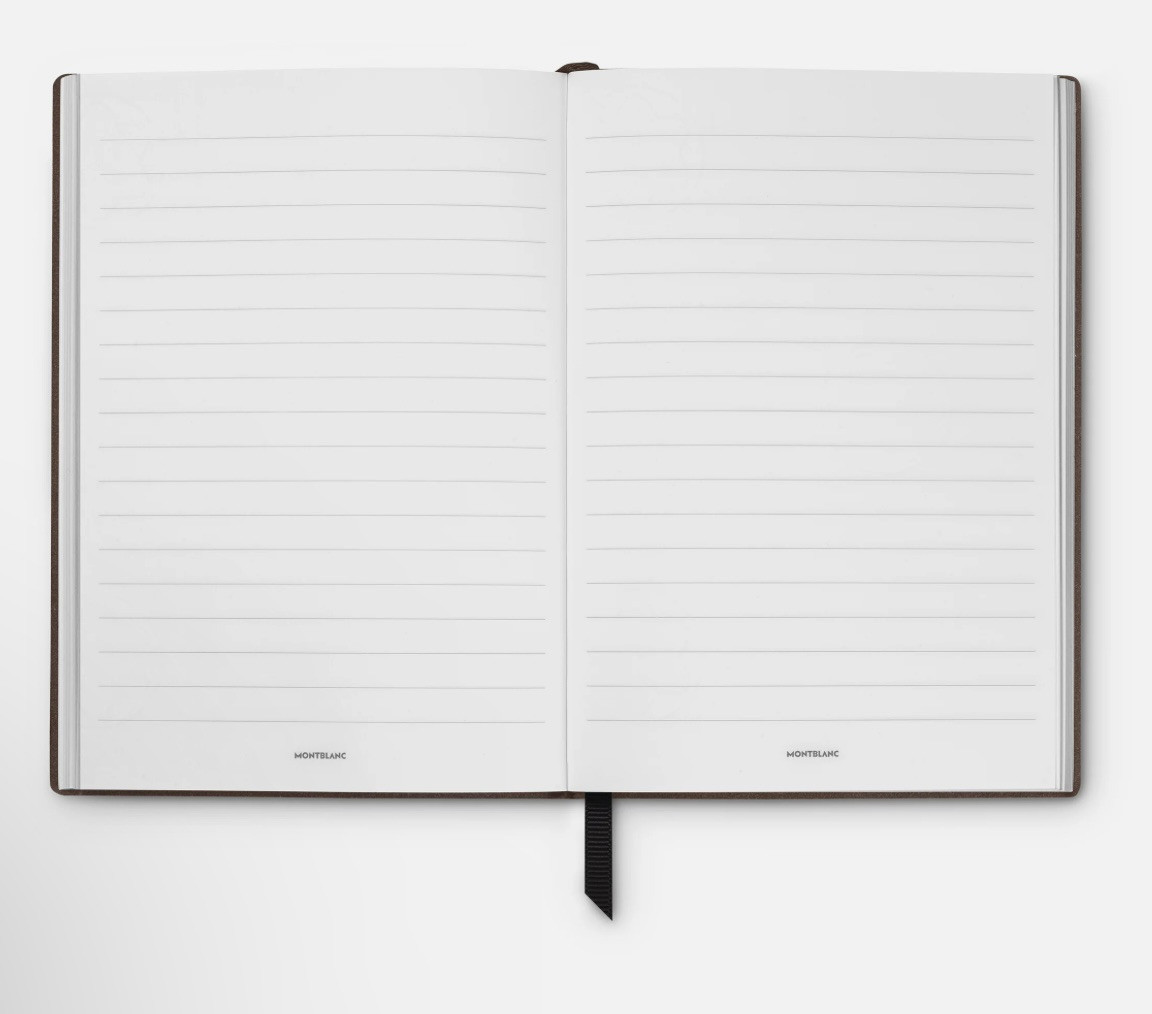 NEW MONTBLANC LEATHER NOTEBOOK #146 EXTREME 3.0, LAVENDER GREY – LINED MB134078