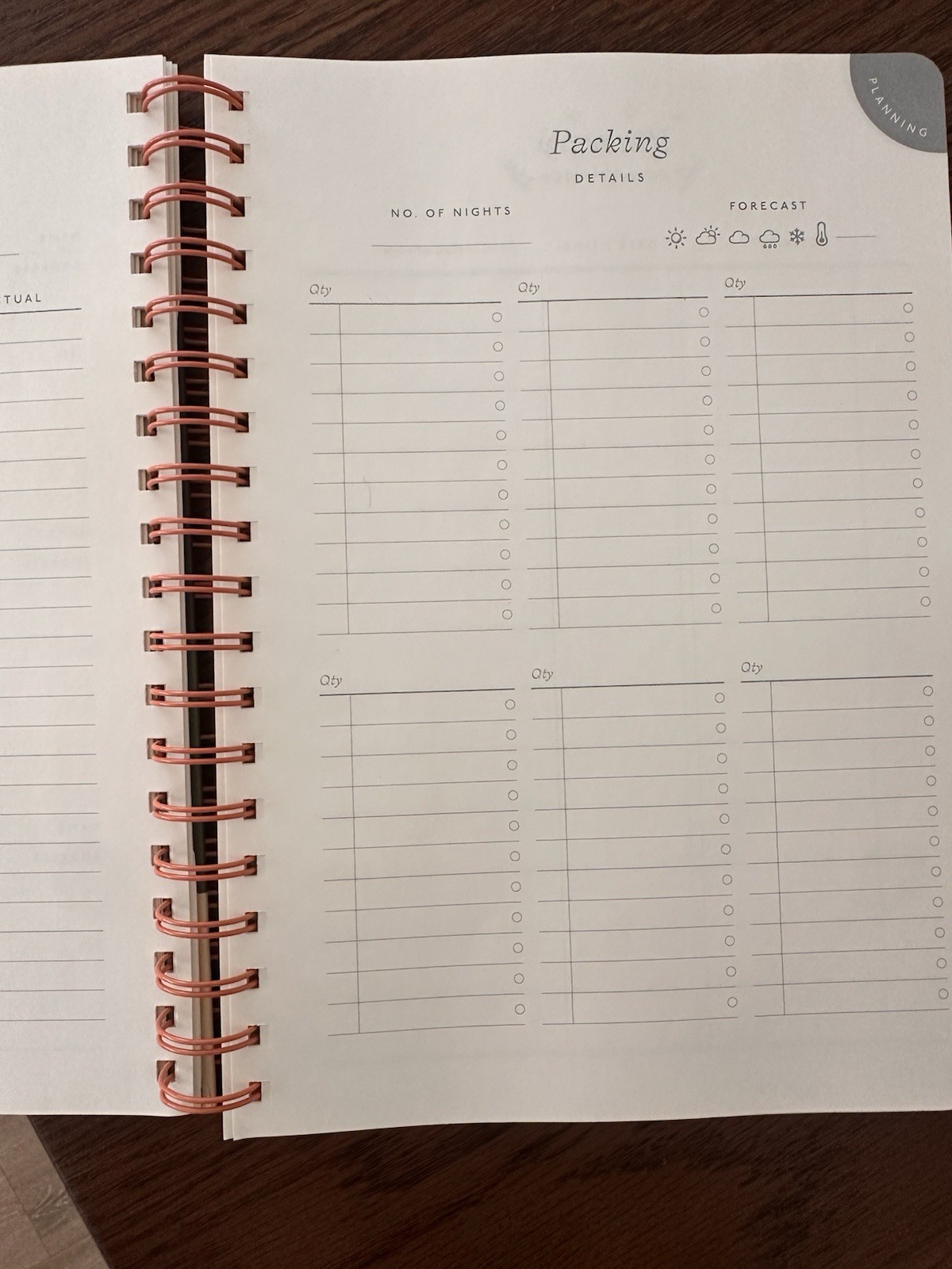 Papier 150pg Guided Notebook 9.84”*7.48“ Travel Journel The Sunset