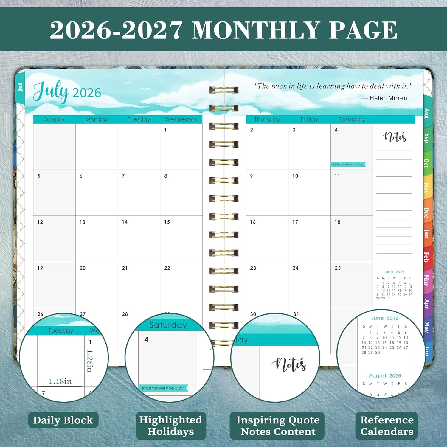 Planner 2026-2027 – Academic Planner 2026-2027, Jul. 2026 – Jun. 2027, 26-27 Pla