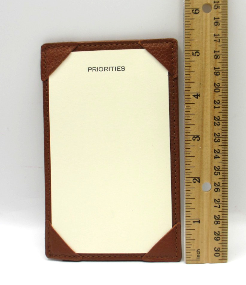 Jotter Personal Pocket Leather w 24 Cards Refillable Graphic Image ORANGE