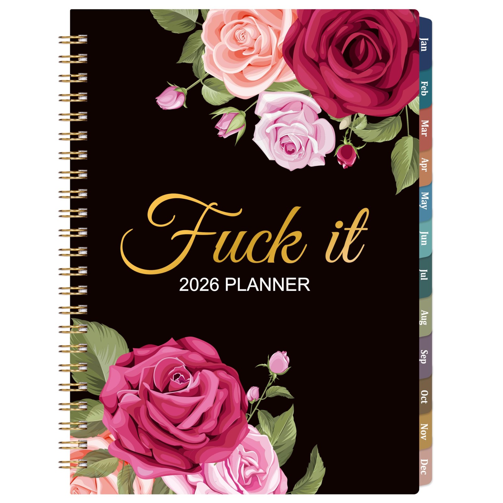 2026 Planner – 6.4” x 8.5”, 2026 Weekly & Monthly 6.4 x 8.5 inches, Black