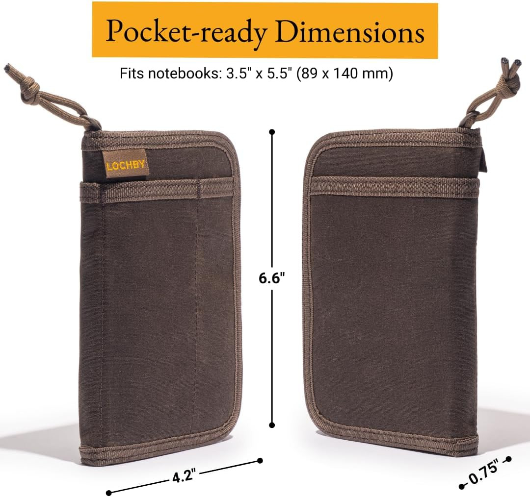 Tomoe River 3.5″ X 5.5″ Notebook | Waxed Canvas, Moleskine Cahier