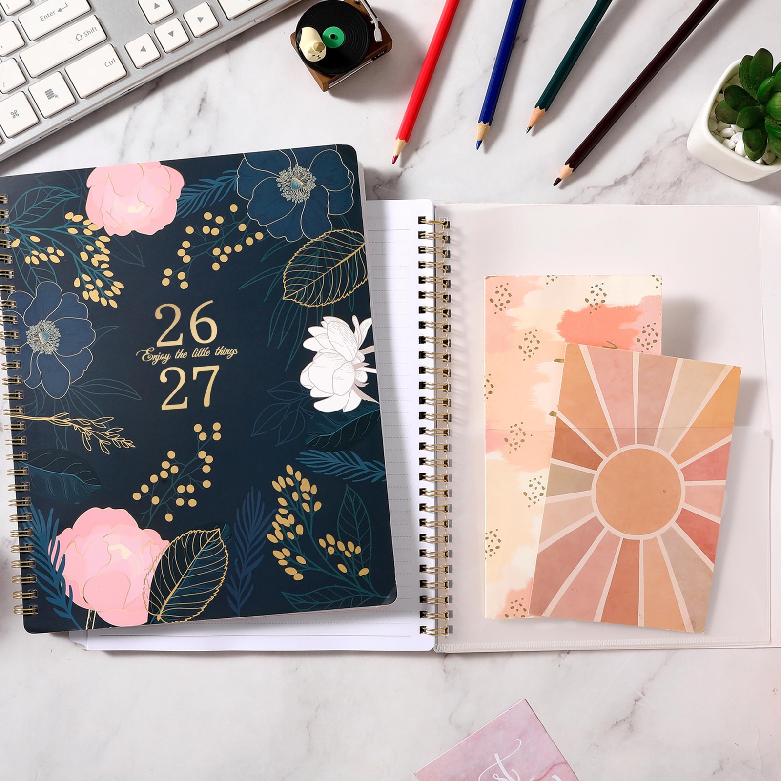 Planner 2026-2027 – Academic 2026-2027, Weekly 8″ x 10″, Dark Blue