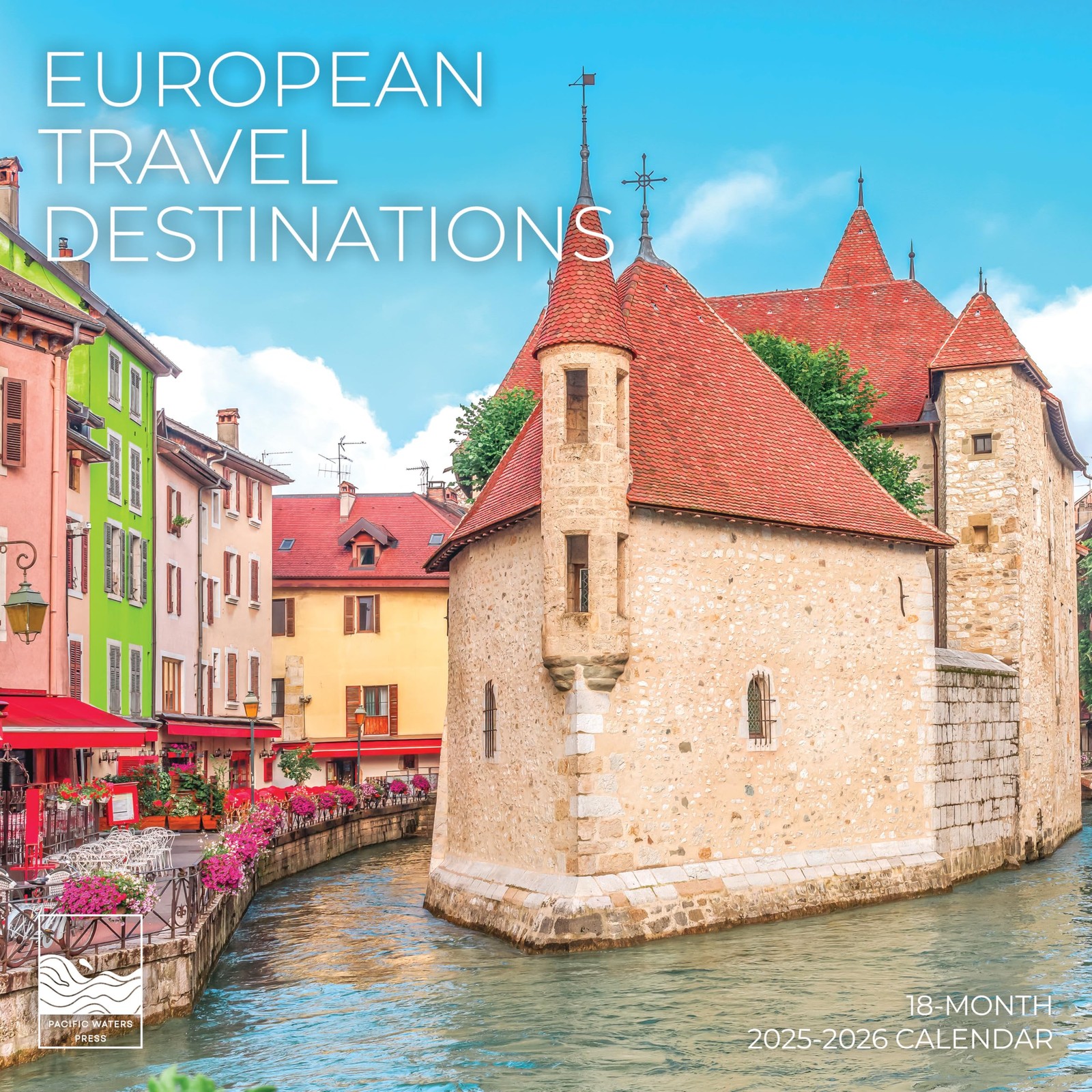 2026 Europe Wall Calendar | Destination 12 x 12, European Destinations