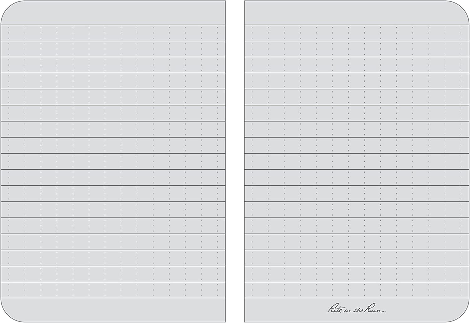 Weatherproof Soft Cover Pocket Notebook, 3.5″ X 5″, Orange Cover, Universal P…