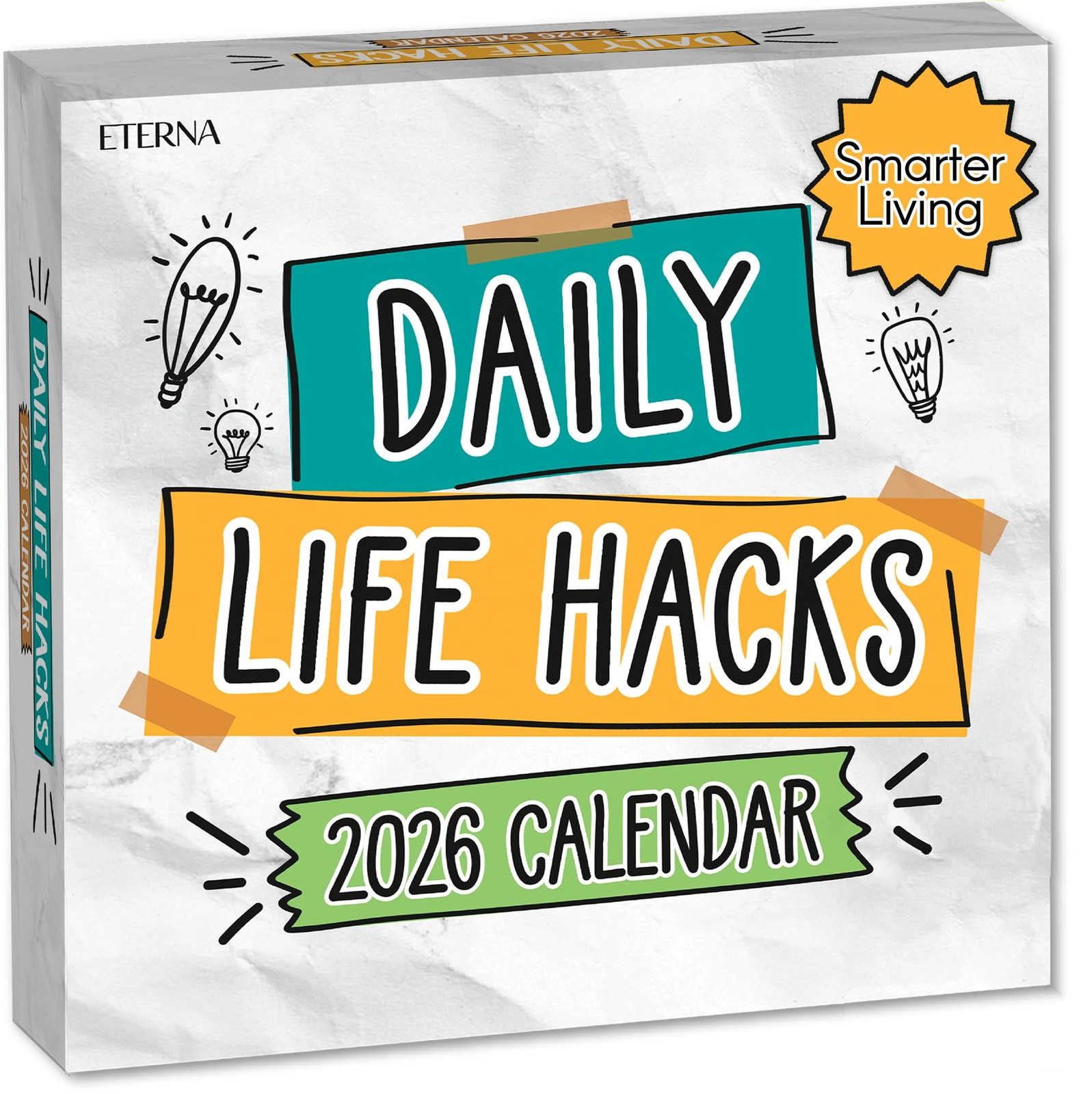 2026 Daily Life Hacks Desktop Calendar | Day To Tear Off 2026
