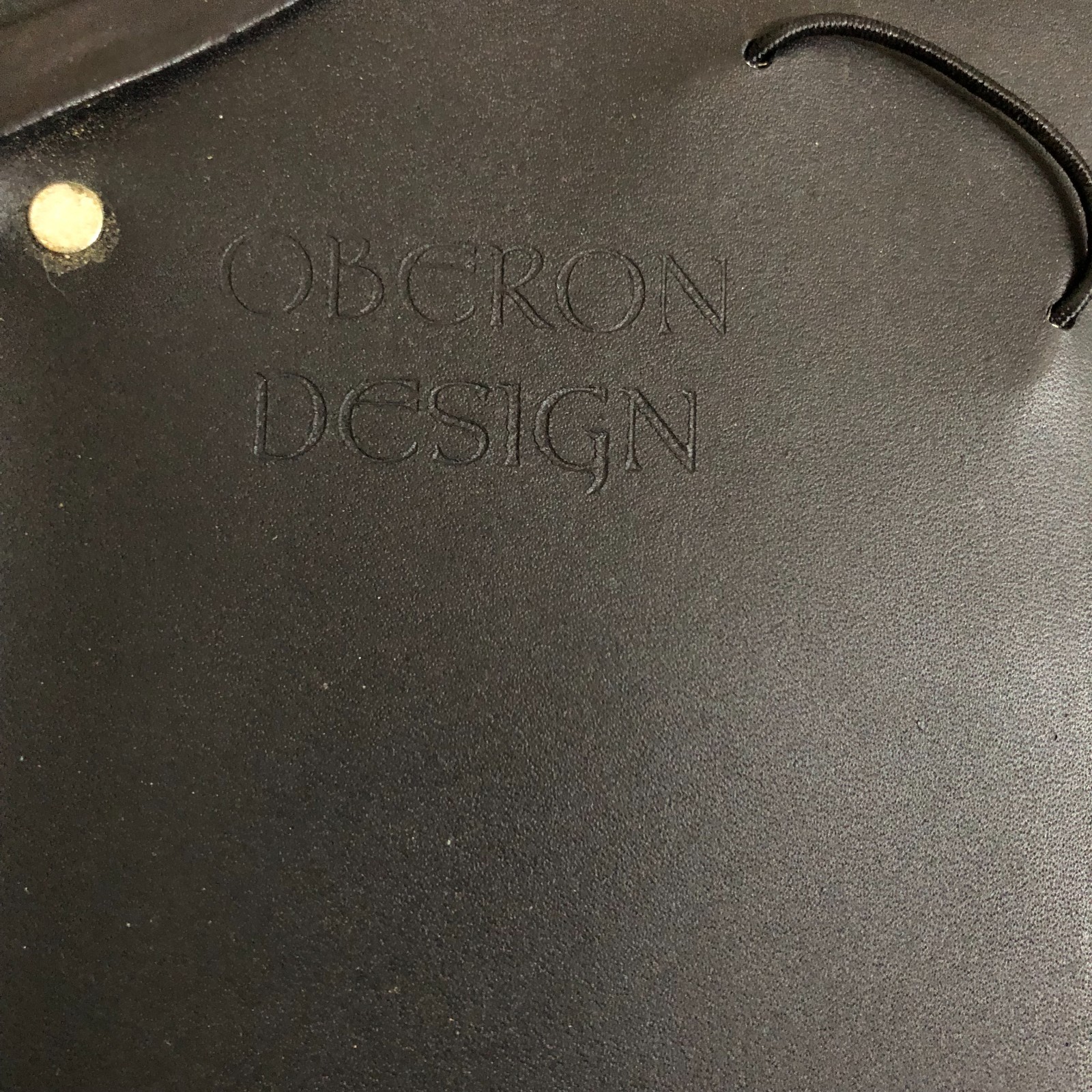 Oberon Design Green leather Dragonfly cat tails E reader cover Journal 8×5