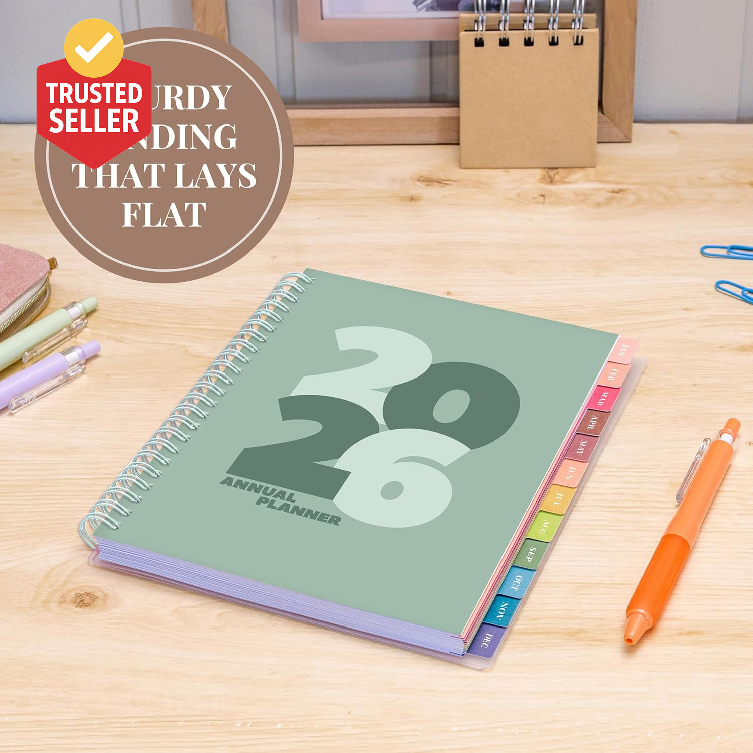 Rileys 2026 Planner, Agenda Planner with Weekly and Monthly View, Daily Agenda B