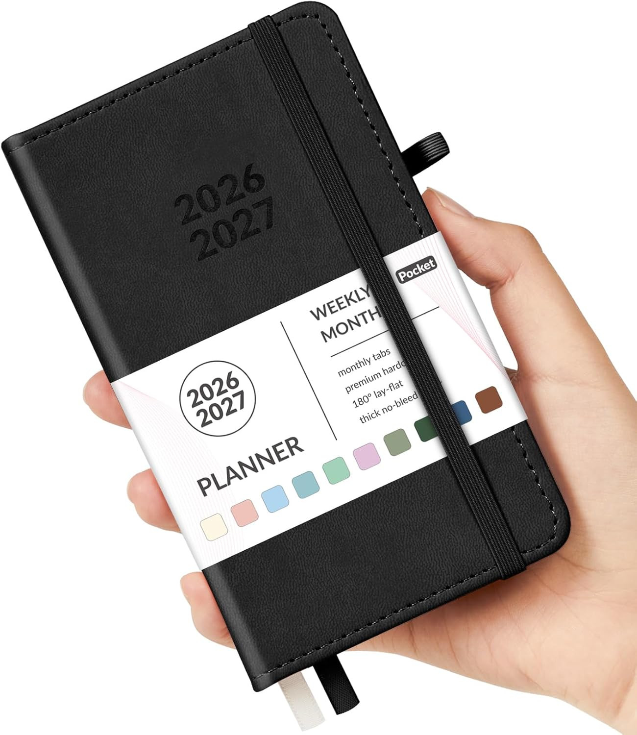 Pocket Planner 2026-2027, Weekly Monthly Planners for Purse, 3.5″ x 6″, July 202