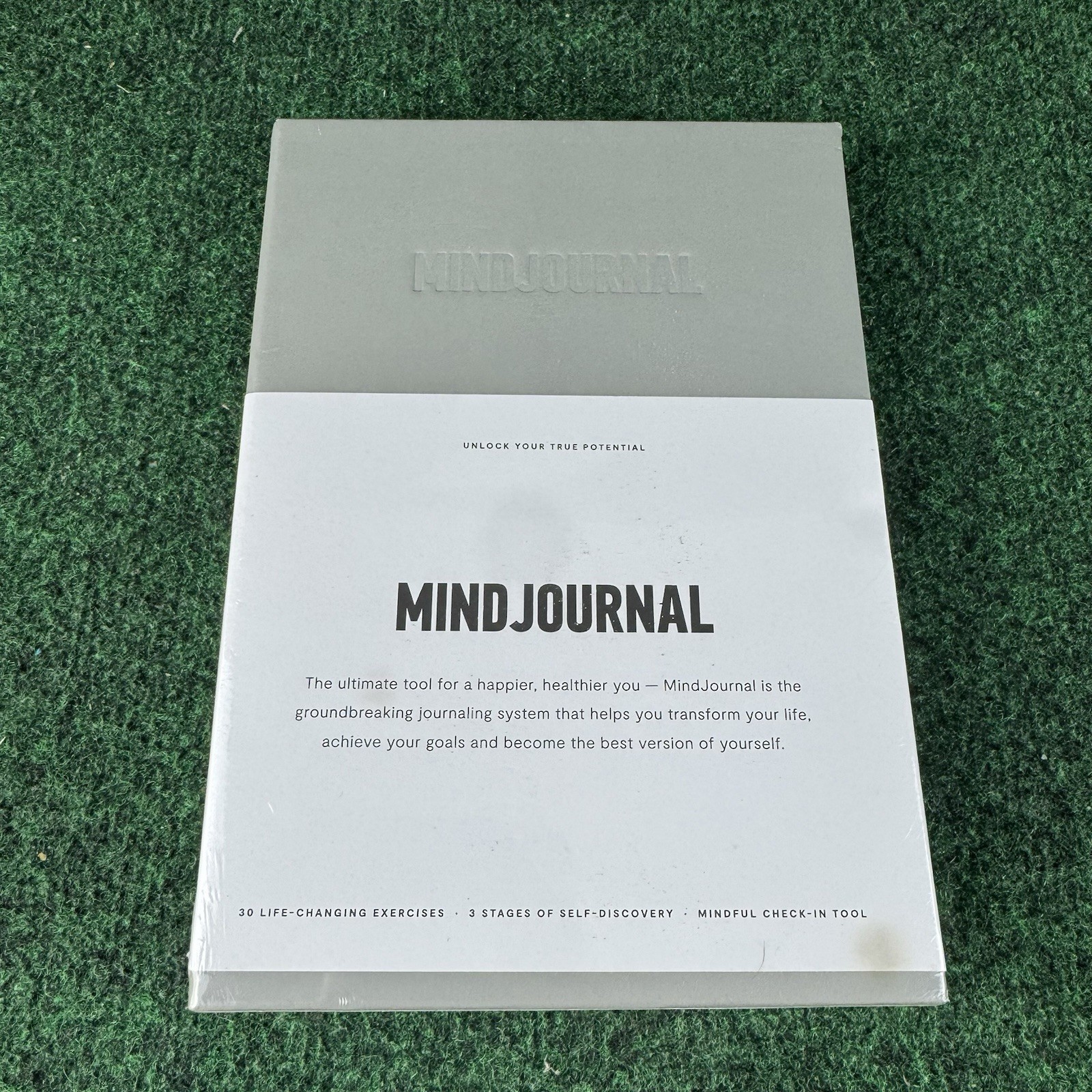 NEW MindJournal Journaling System For Men Grey Gray MIND JOURNAL Notebook Gift