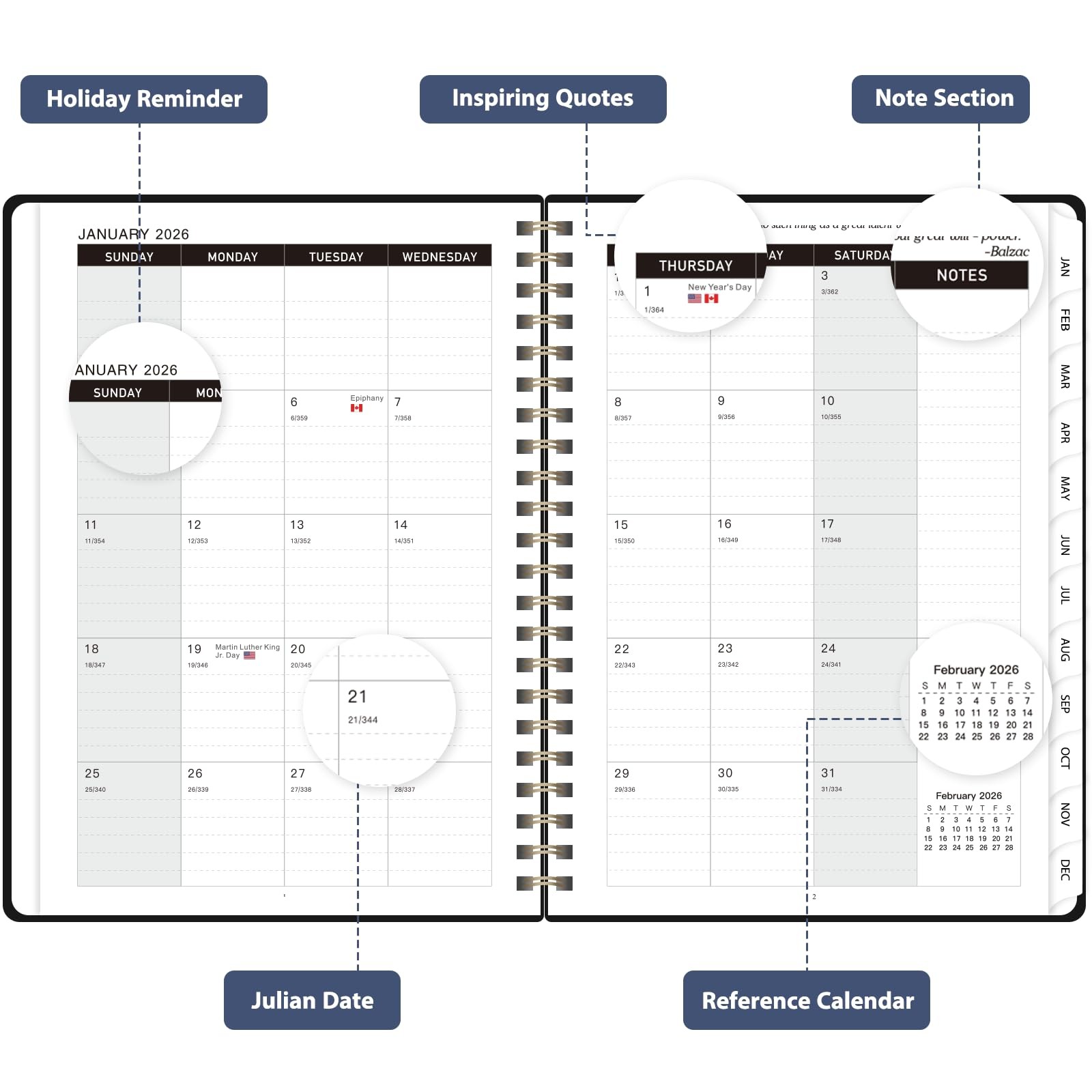 Valome Planner Weekly And Monthly Calendar Academic Planner Jan – Dec Planning