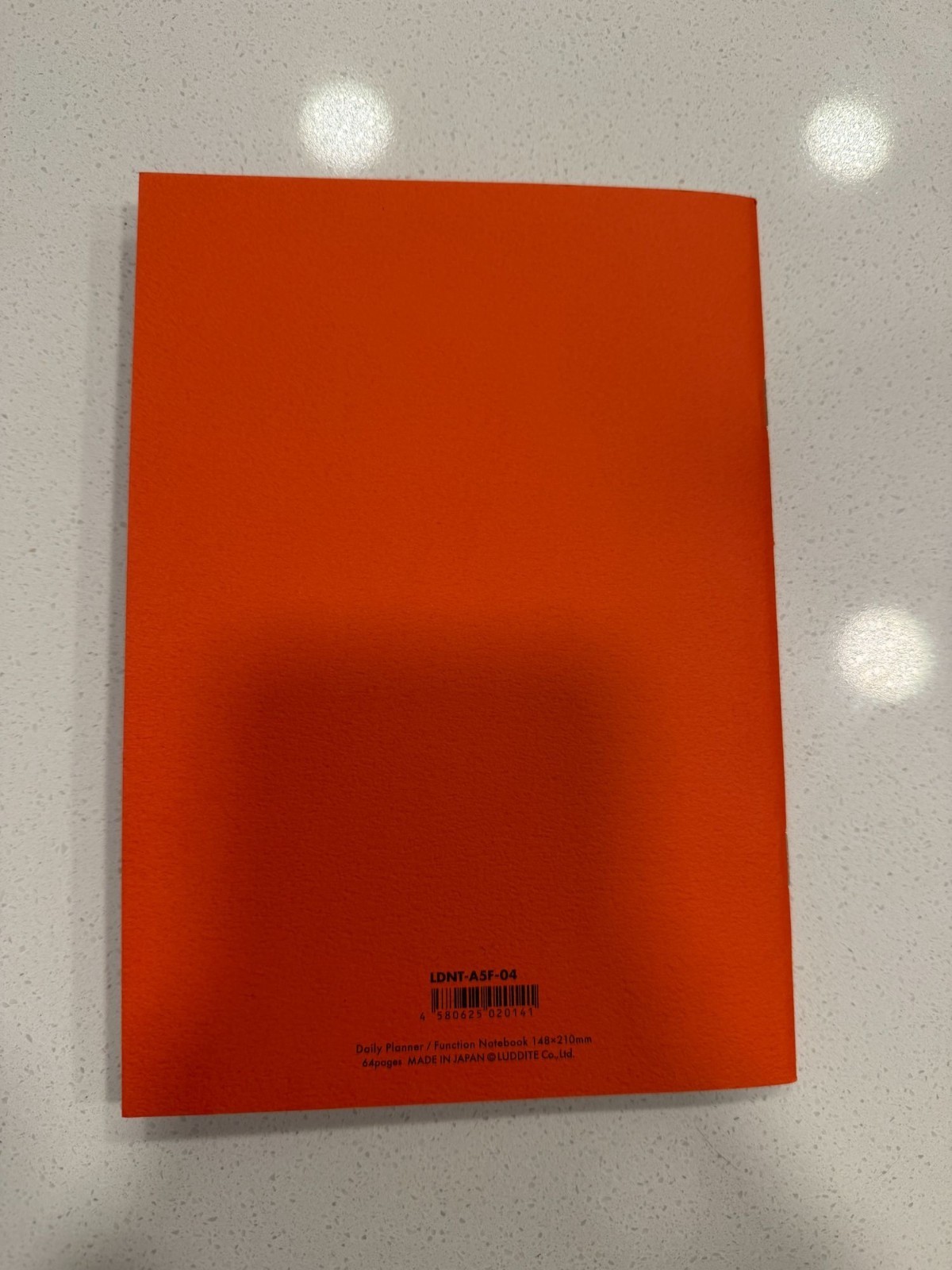 Luddite Daily Planner Notebook – 64 Pages – A5 Slim Size – New (Made in Japan)