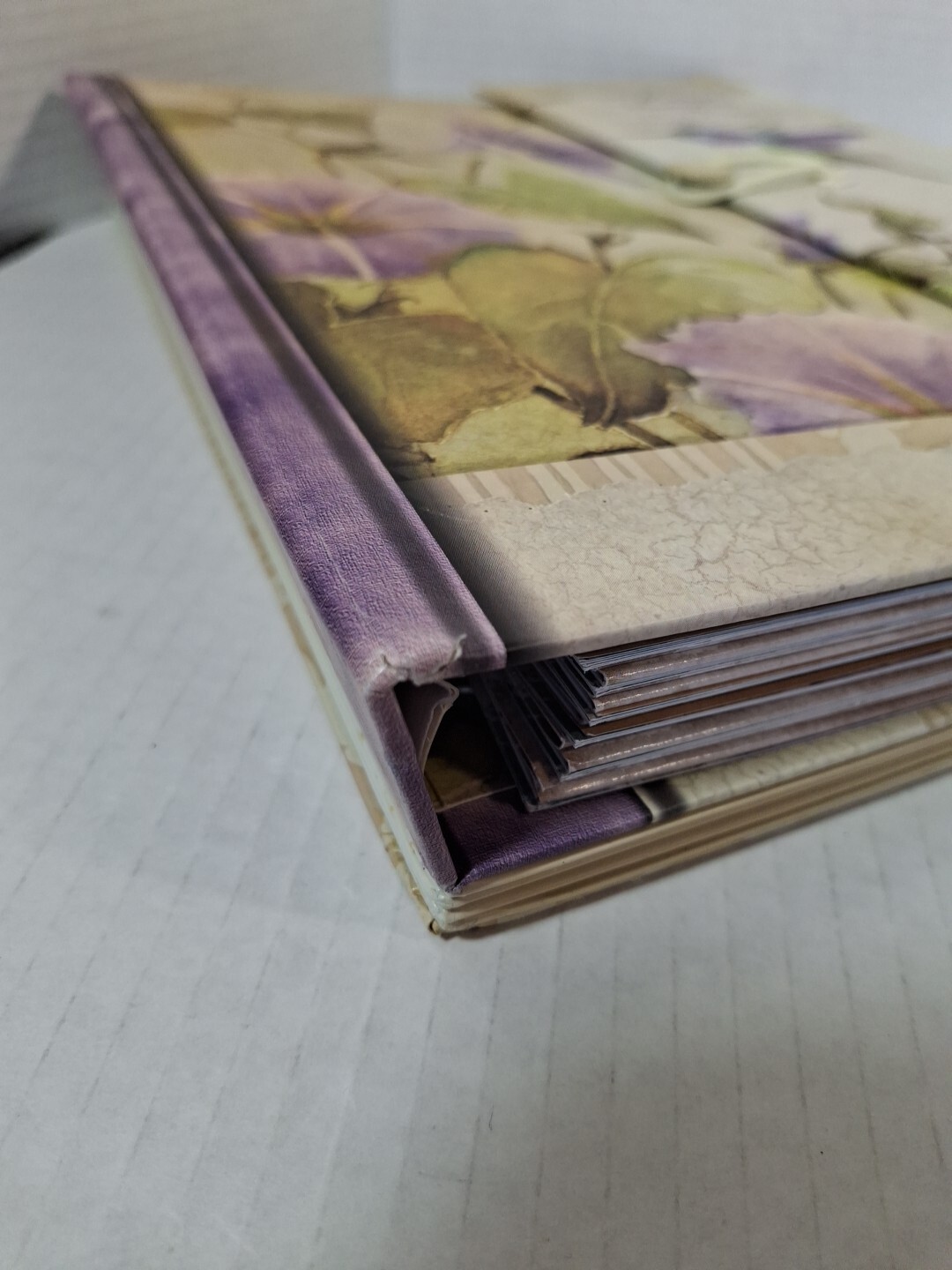 Mothers Memories Journal Keepsake Binder Pockets Acid Free Hummingbird Flowers