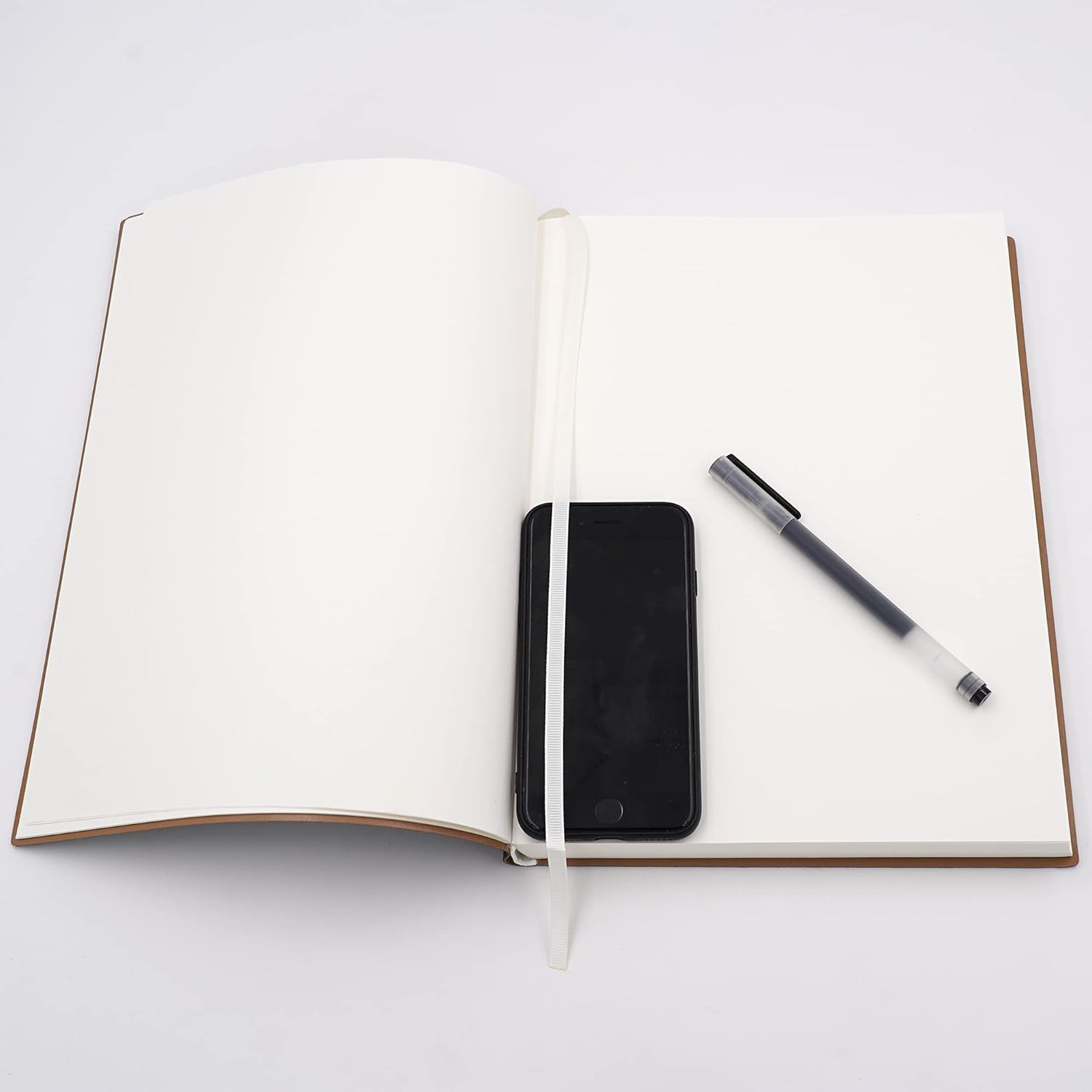Large Thick Journal Notebook, Blank Papers, A4 8.4X11.4 Inches, 416 Pages, Soft