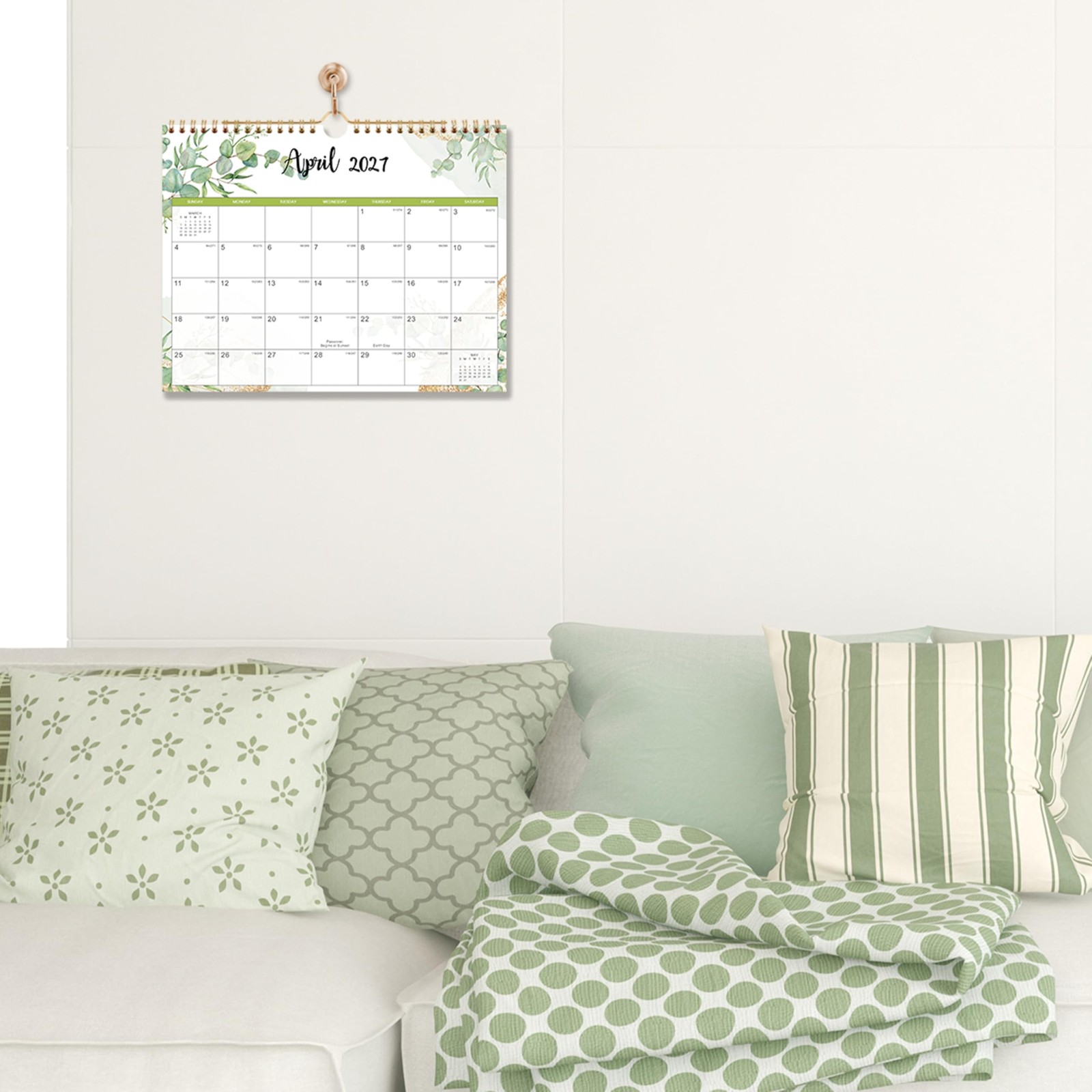 2026-2027 Calendar – Wall from Medium (8.5″ x 11″), White