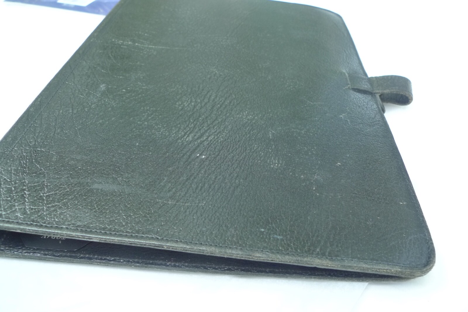 DESKFAX / FILOFAX – DX1 CLF 7/8- LEATHER PLANNER & MANY INSERTS – MADE IN UK