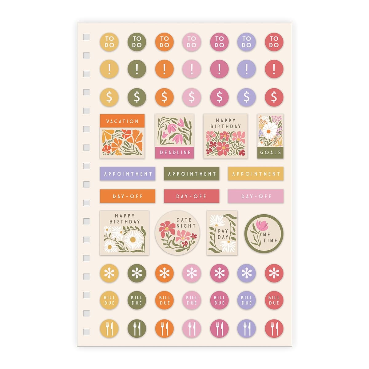 Lady Jayne Flower Market Undated Hardcover Planner 83290