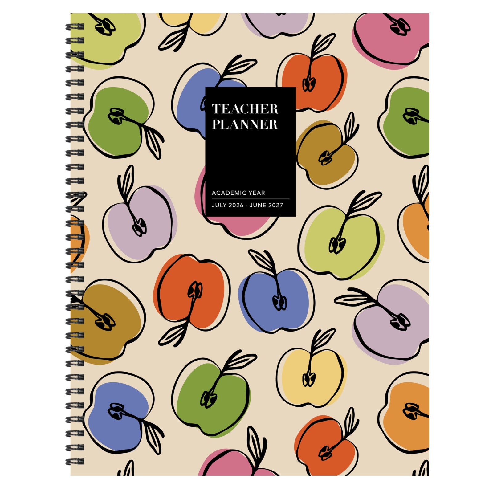 July 2026 – June 2027 Apples Teacher and Home School Lesson Planning Book