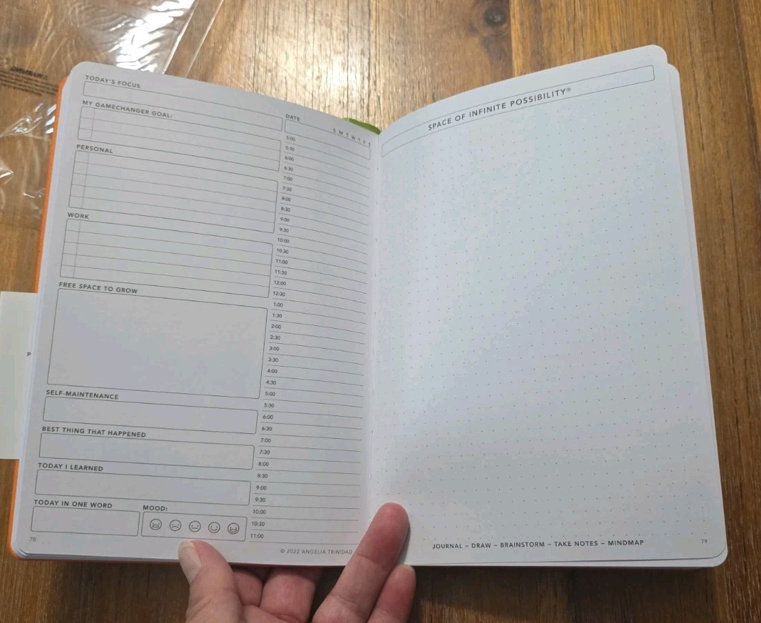 Passion Planner Daily Tiger Orange Daily 93 Days – New In Package