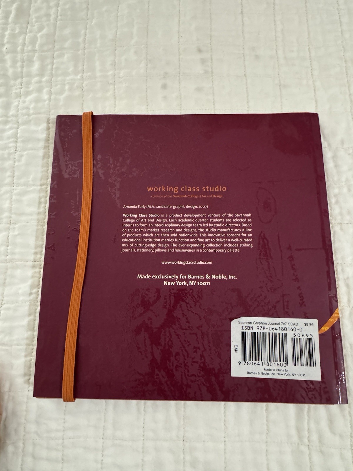 Barnes & Noble Saphron Gryphon Journal Illustrated Cardboard Cover 7×7 Vintage