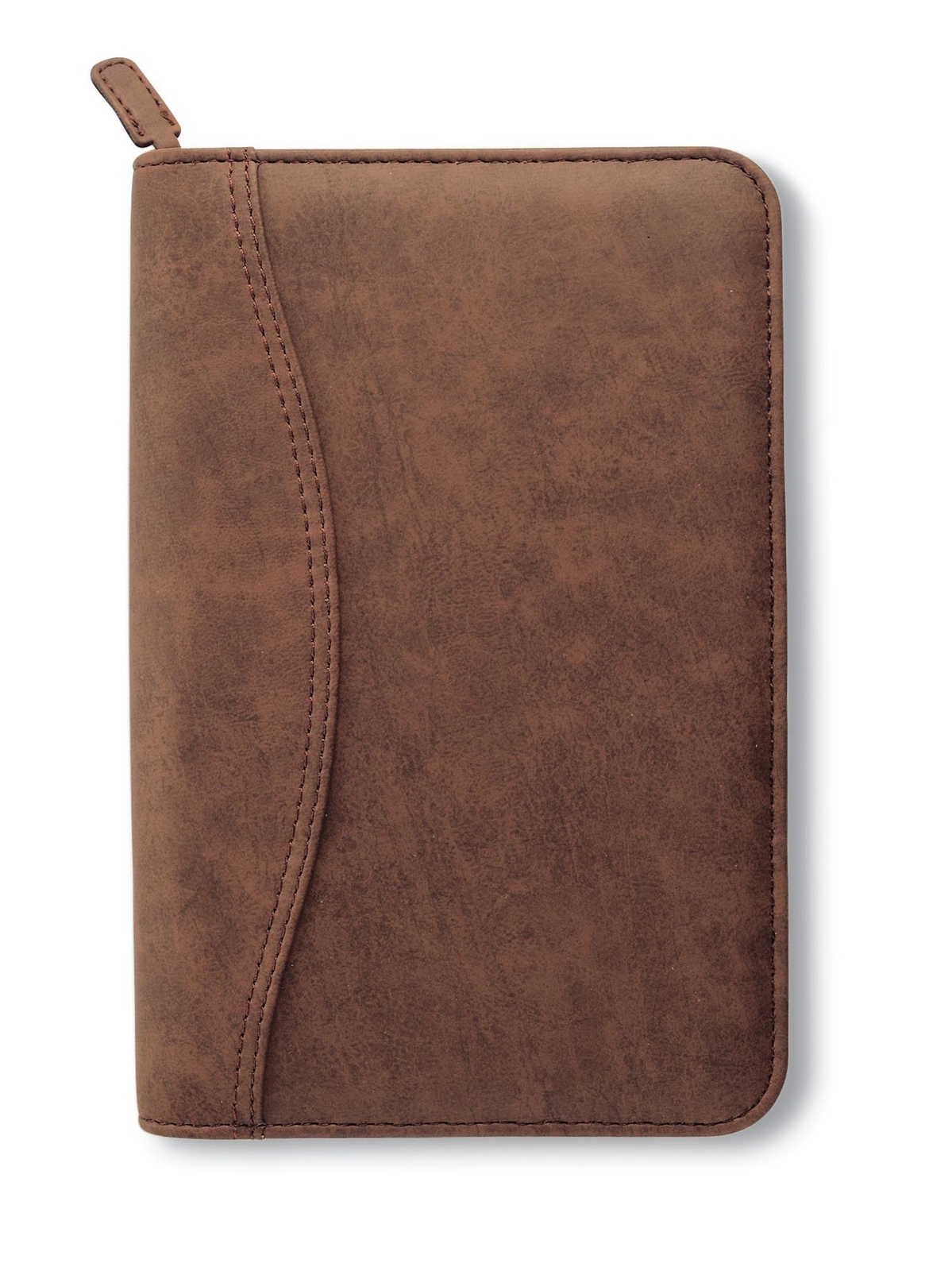 Day-Timer Simulated Distressed Leather Organizer Starter Set, Zip Closure, 8….
