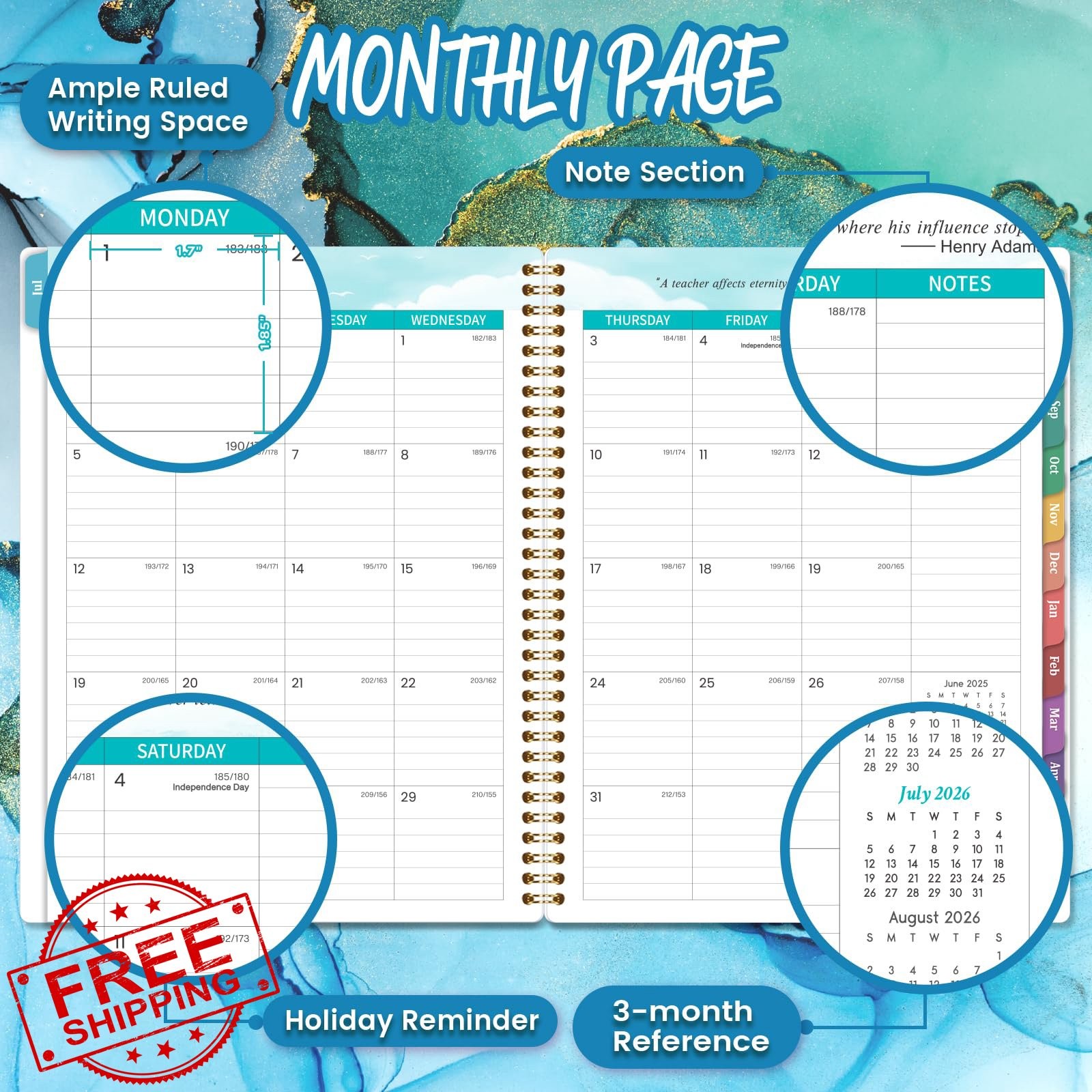Lemome Home Teacher Planner 2026-2027