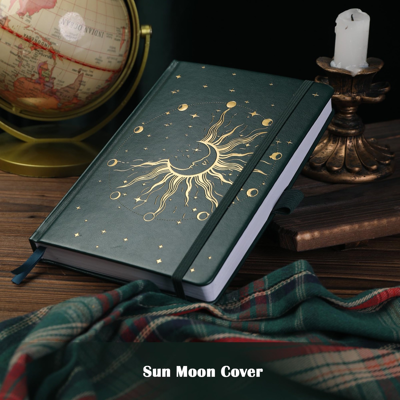 Sun & Moon Journals for Men, A5 Hardcover Notebooks for Writing for Work, Tra…