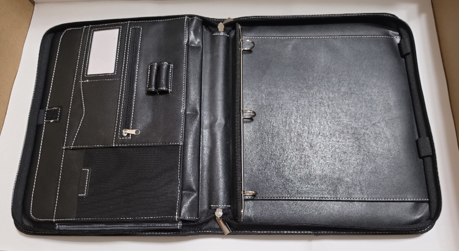 Hustle Folio Zipped Pro Organizer With Binder