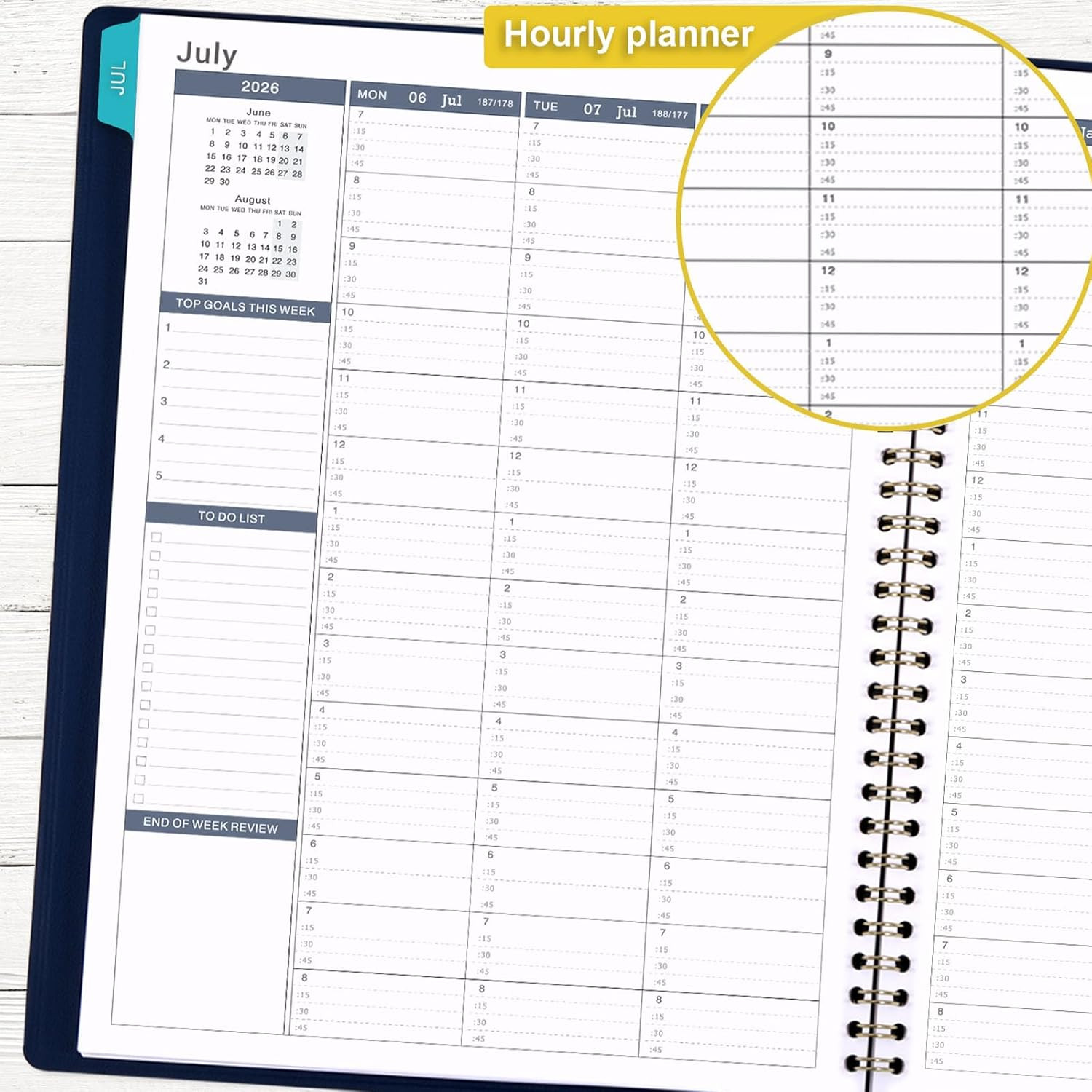 2026-2027 Appointment Book/Planner – Weekly Appointment Book 2026-2027, July 202